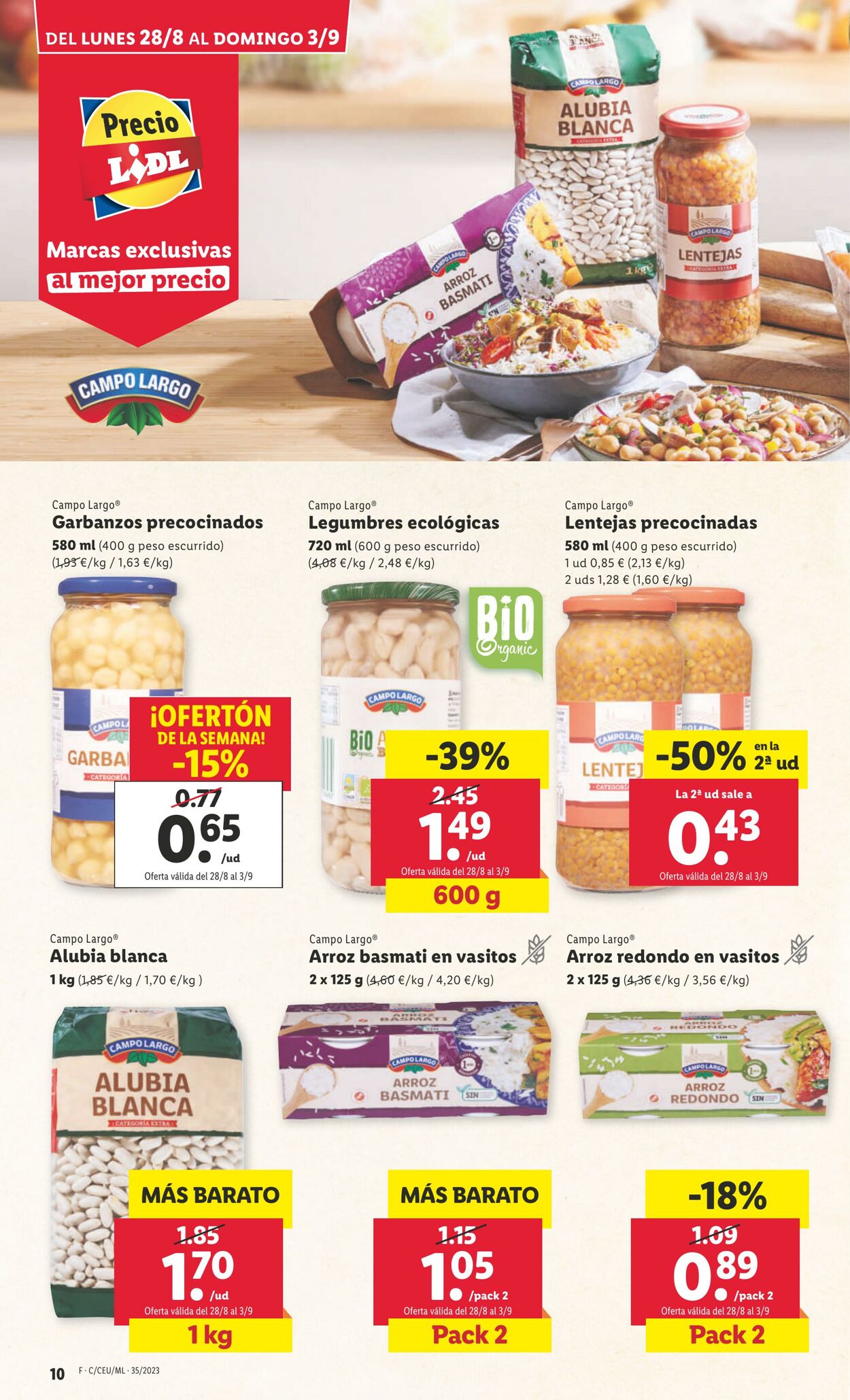 Folleto Lidl 28.08.2023 - 03.09.2023