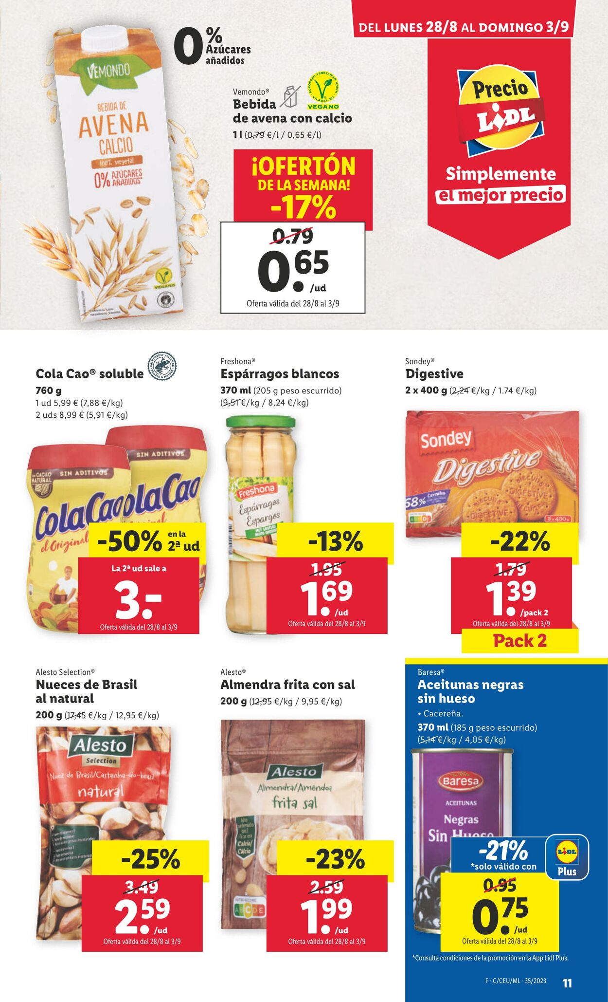 Folleto Lidl 28.08.2023 - 03.09.2023