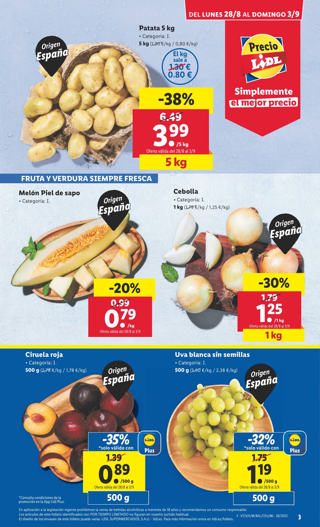 Folleto Lidl 28.08.2023 - 03.09.2023