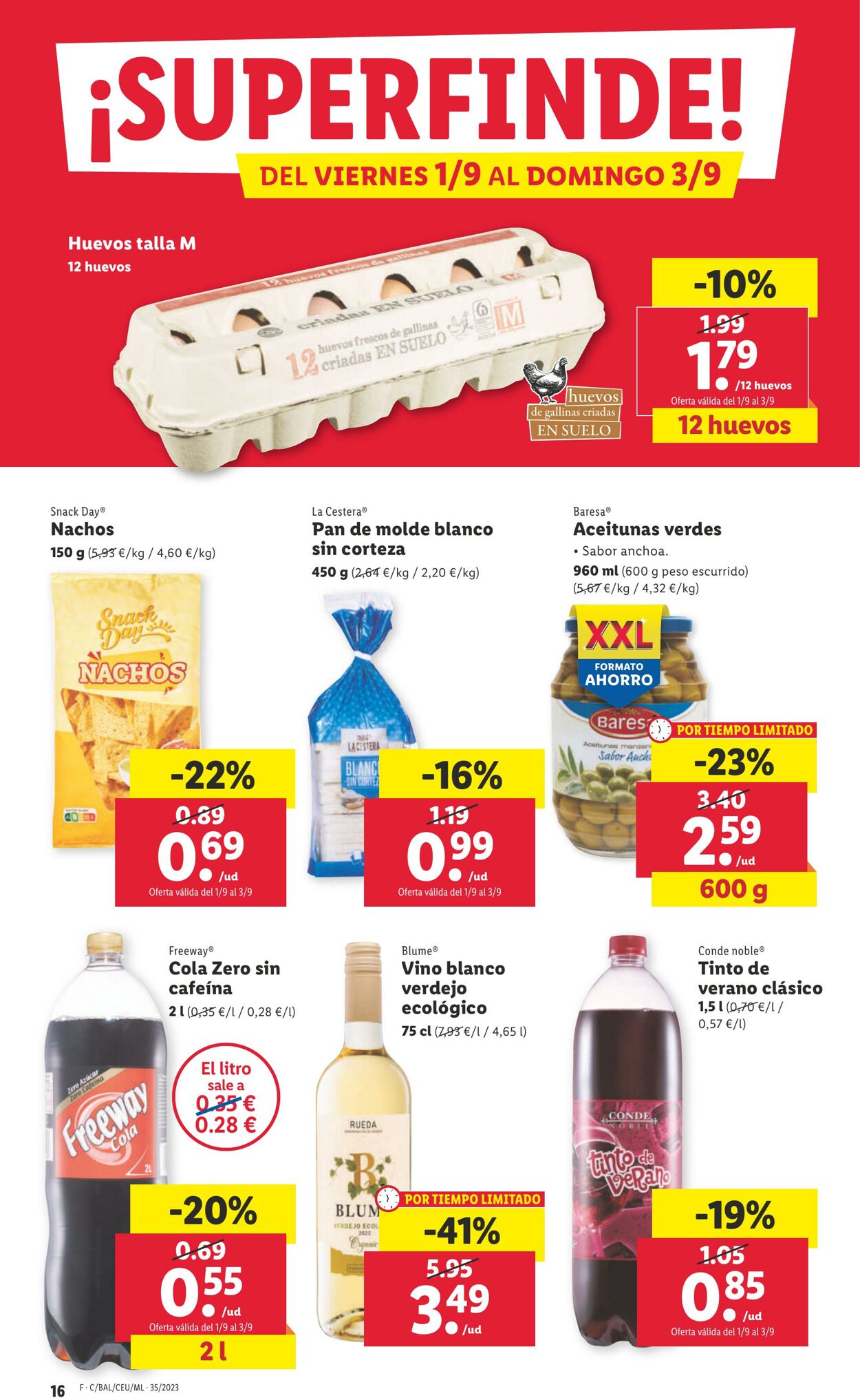 Folleto Lidl 28.08.2023 - 03.09.2023