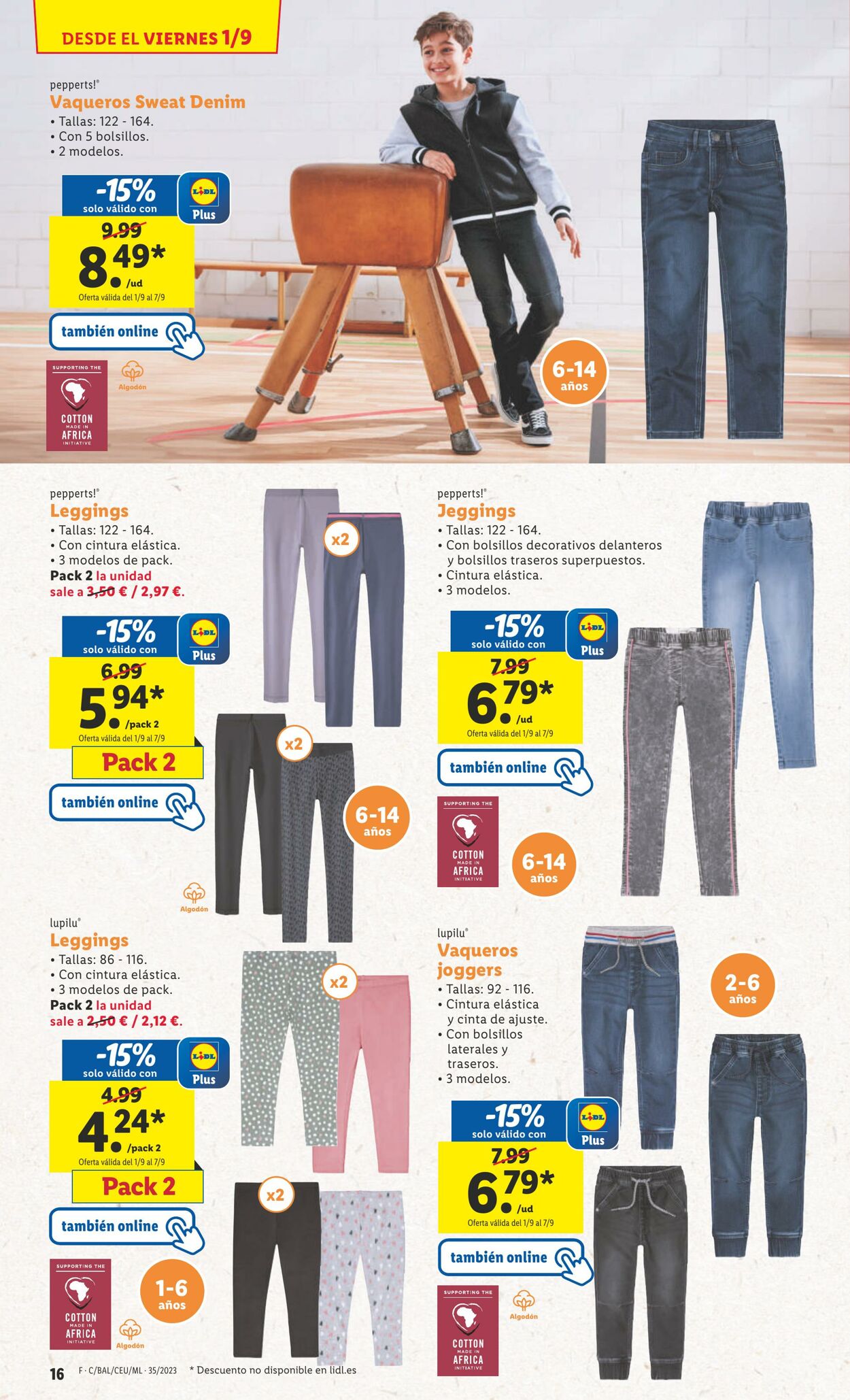 Folleto Lidl 28.08.2023 - 03.09.2023