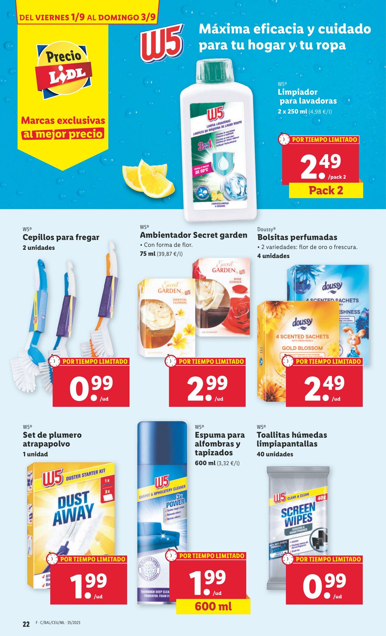 Folleto Lidl 28.08.2023 - 03.09.2023