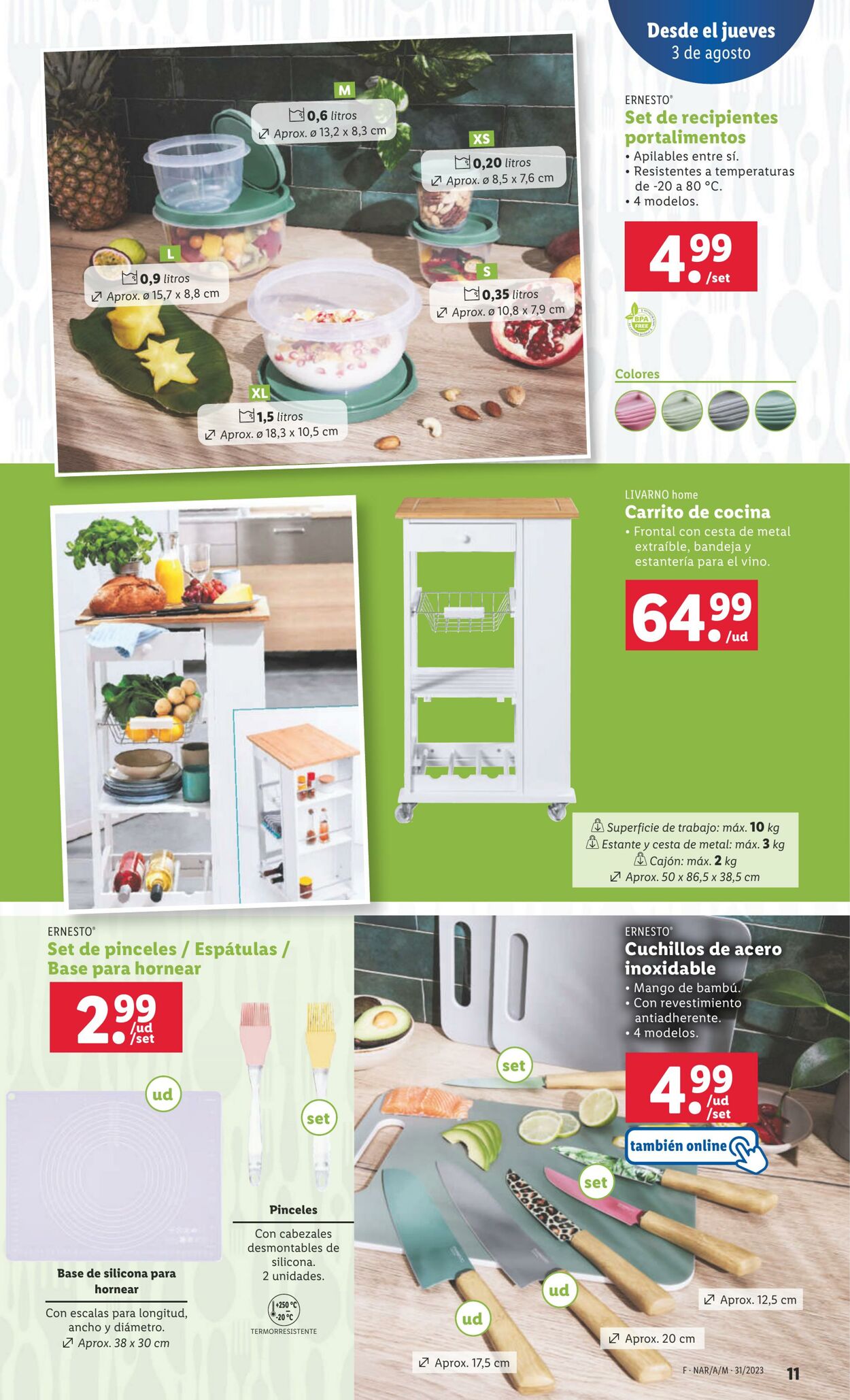 Folleto Lidl 03.08.2023 - 09.08.2023