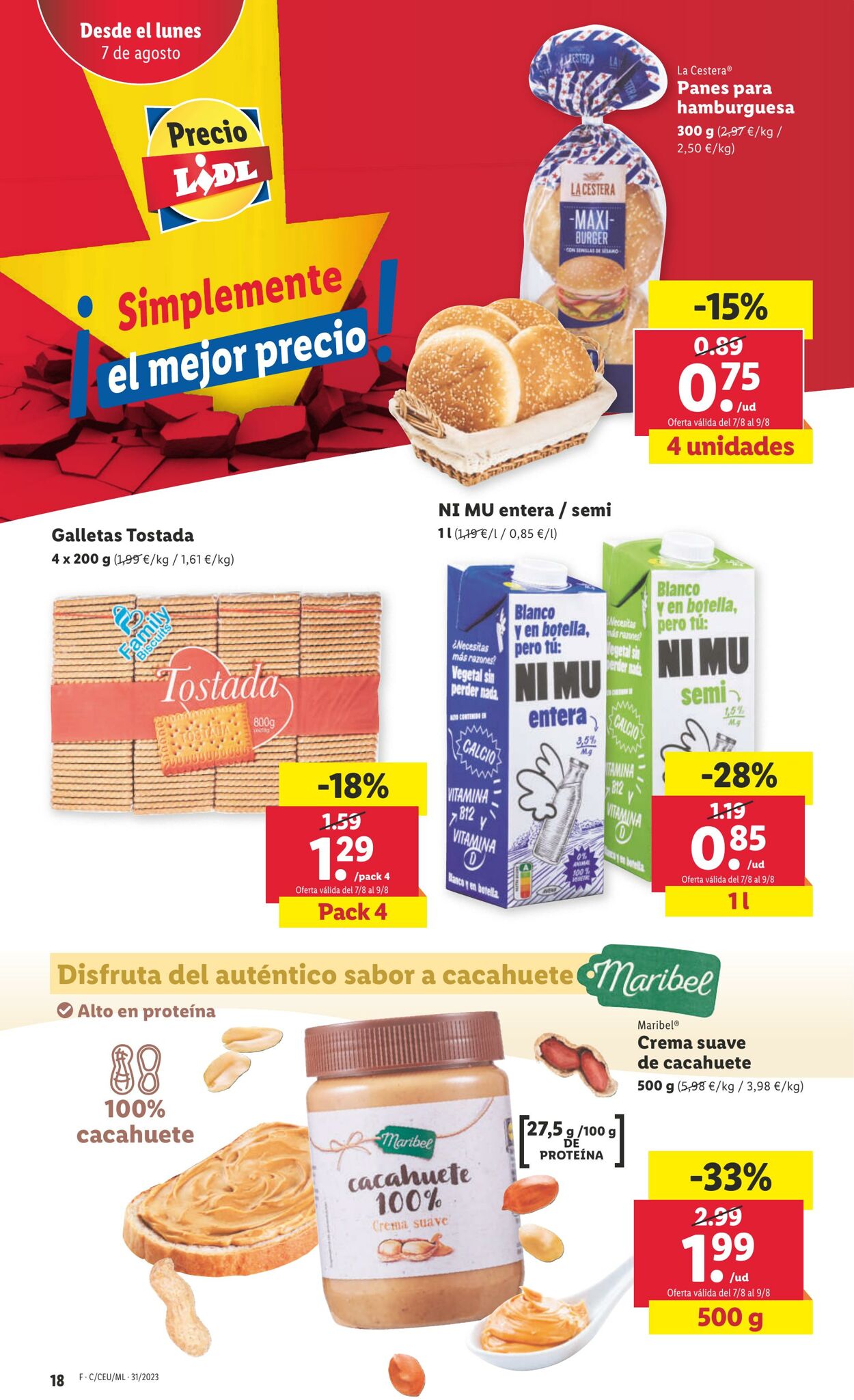 Folleto Lidl 03.08.2023 - 09.08.2023