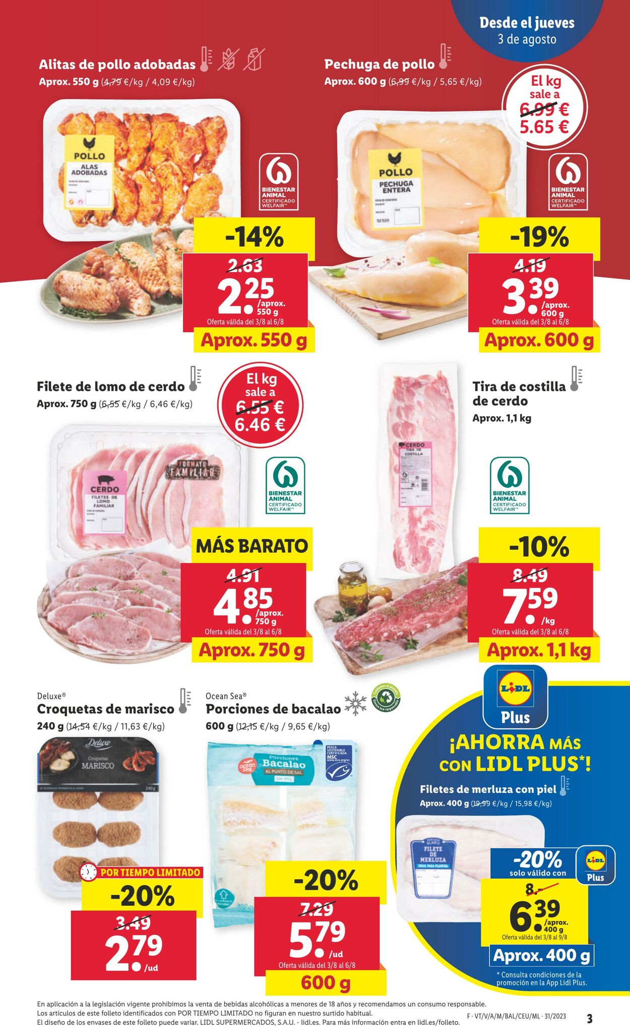 Folleto Lidl 03.08.2023 - 09.08.2023