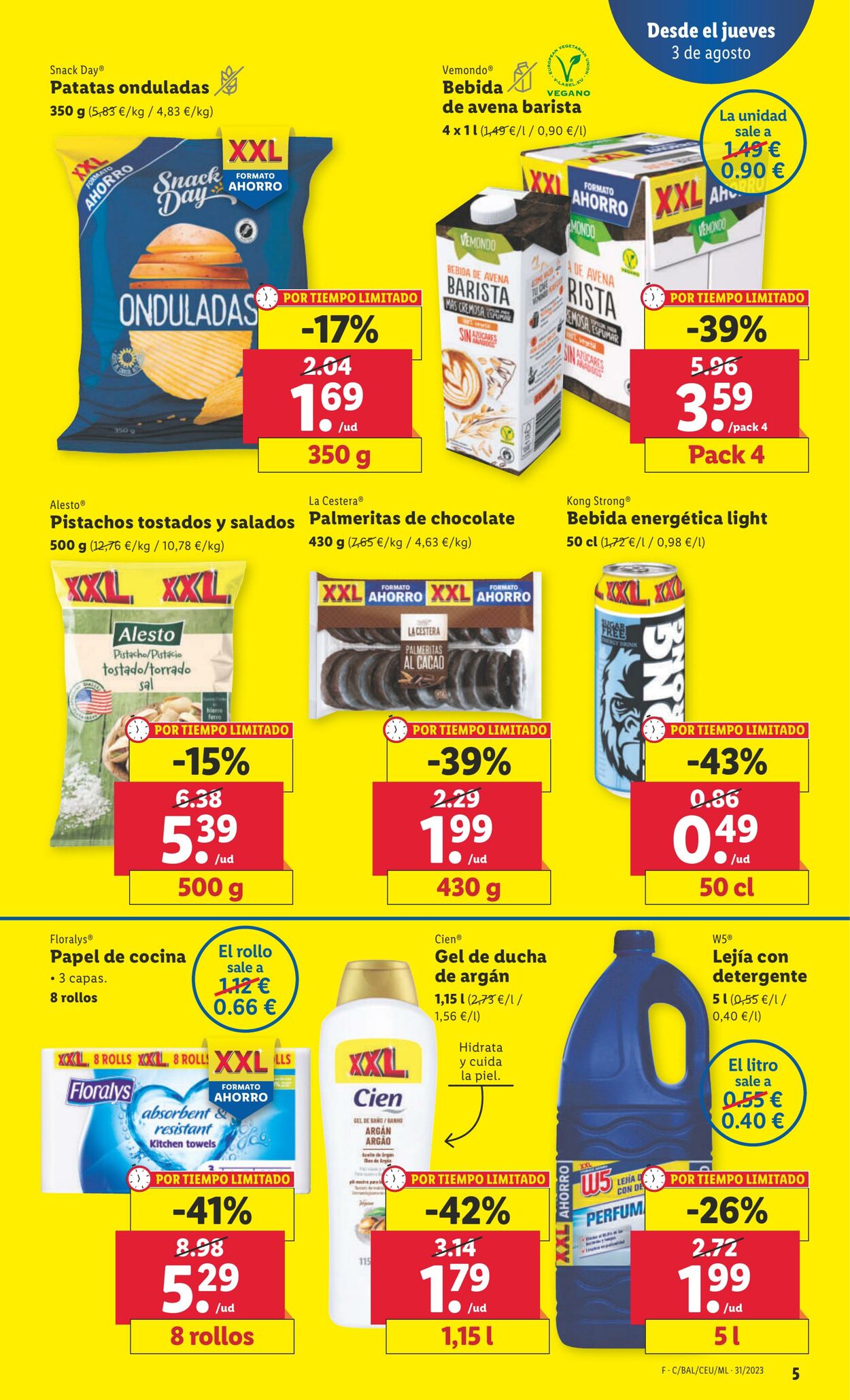 Folleto Lidl 03.08.2023 - 09.08.2023