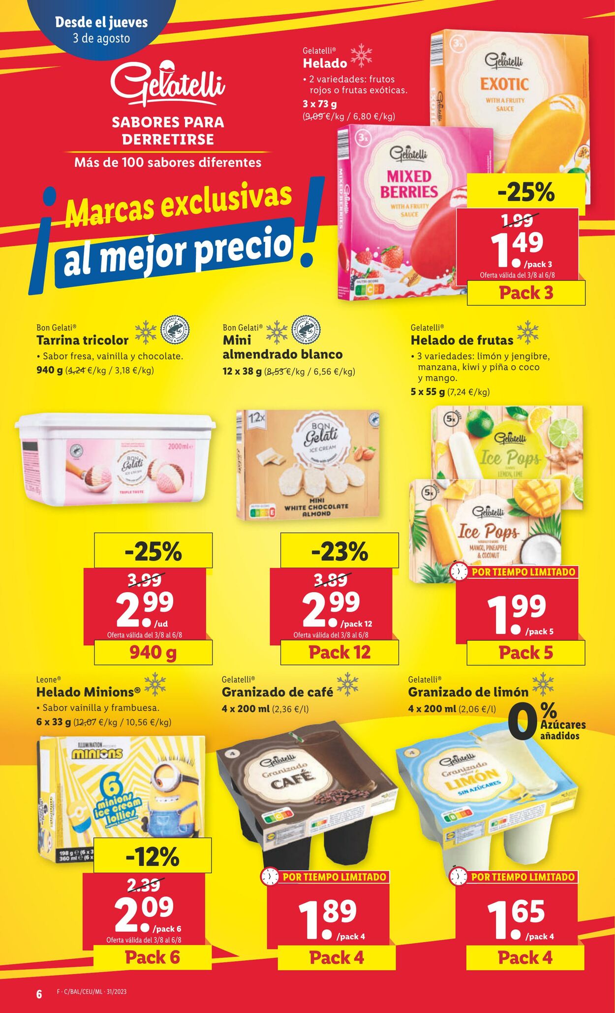 Folleto Lidl 03.08.2023 - 09.08.2023