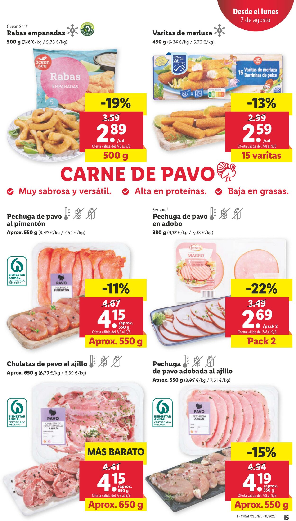 Folleto Lidl 03.08.2023 - 09.08.2023