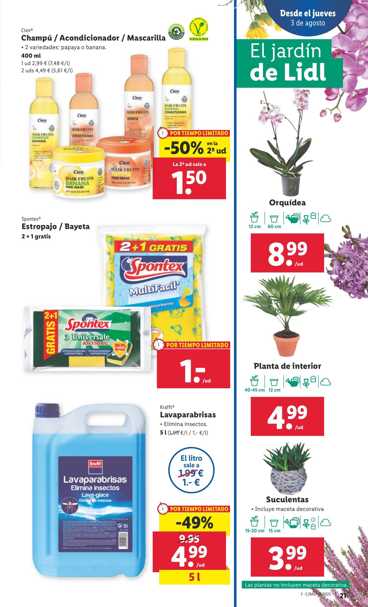 Folleto Lidl 03.08.2023 - 09.08.2023