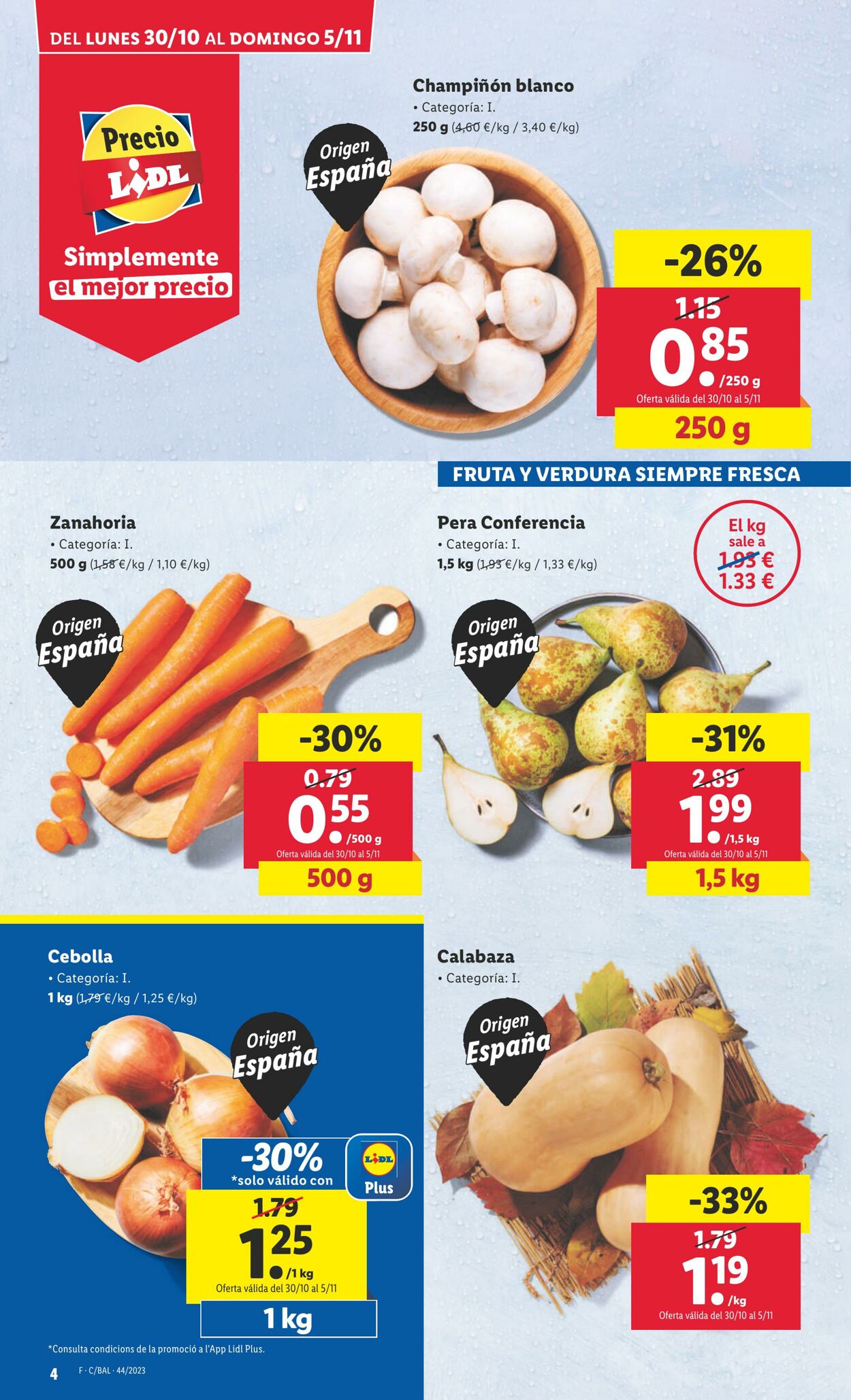 Folleto Lidl 30.10.2023 - 05.11.2023