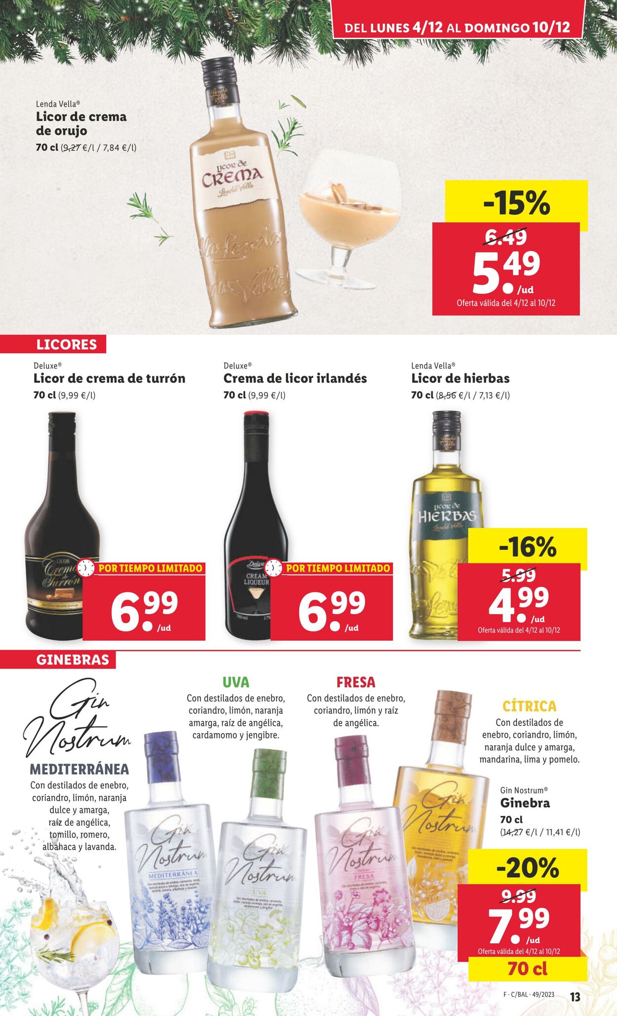 Folleto Lidl 04.12.2023 - 10.12.2023