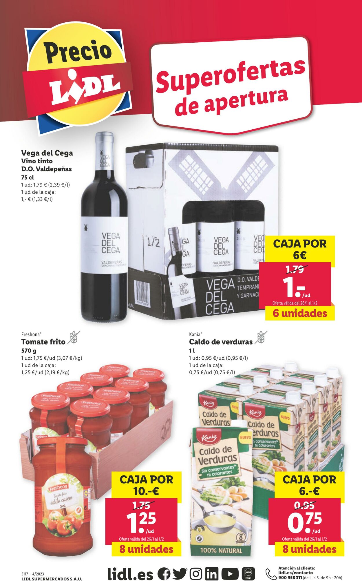 Folleto Lidl 26.01.2023 - 01.02.2023