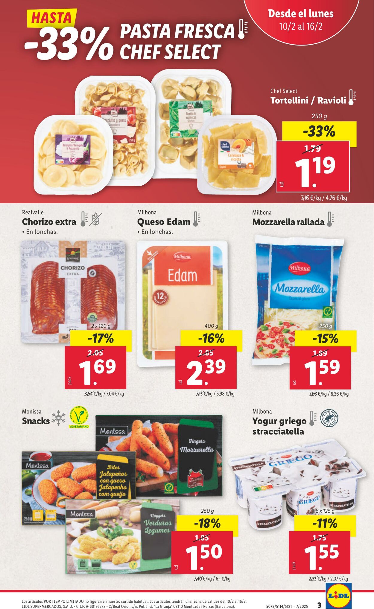 Folleto Lidl 10.02.2025 - 16.02.2025