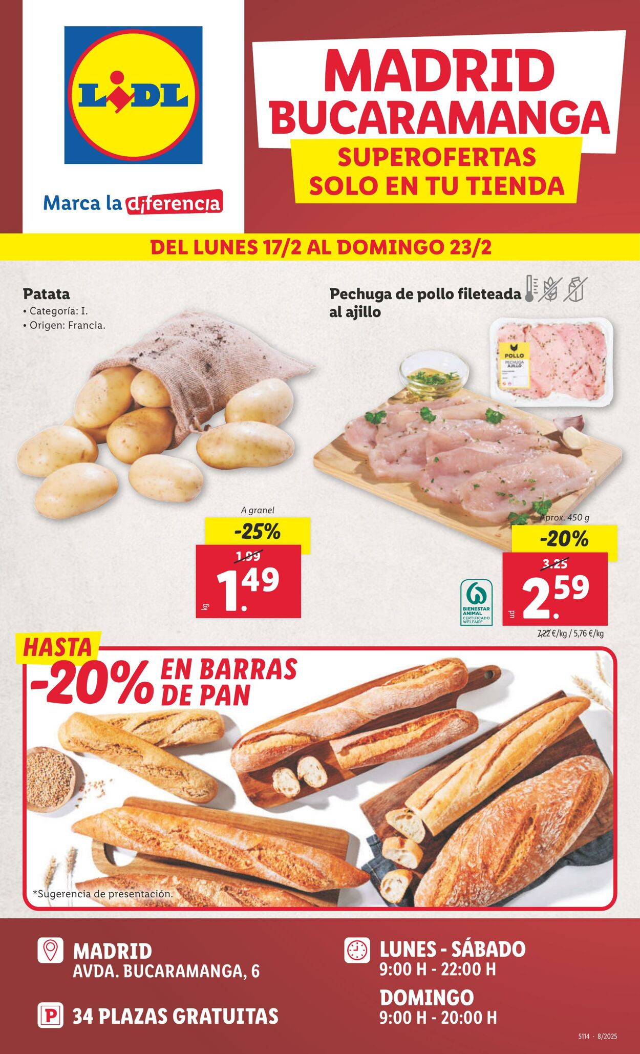 Folleto Lidl 17.02.2025 - 23.02.2025