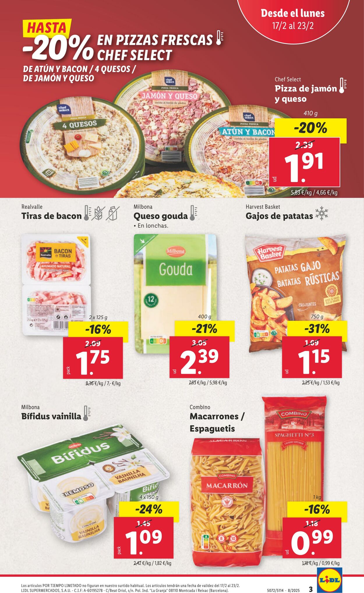 Folleto Lidl 17.02.2025 - 23.02.2025