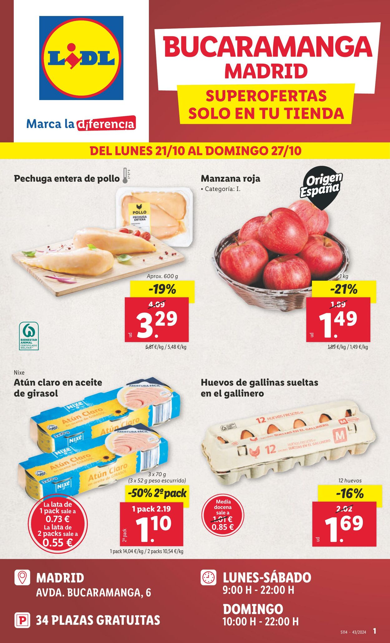 Folleto Lidl - FOLLETO FOMENTO BUCARAMANGA 21/10 21 oct., 2024 - 27 oct., 2024