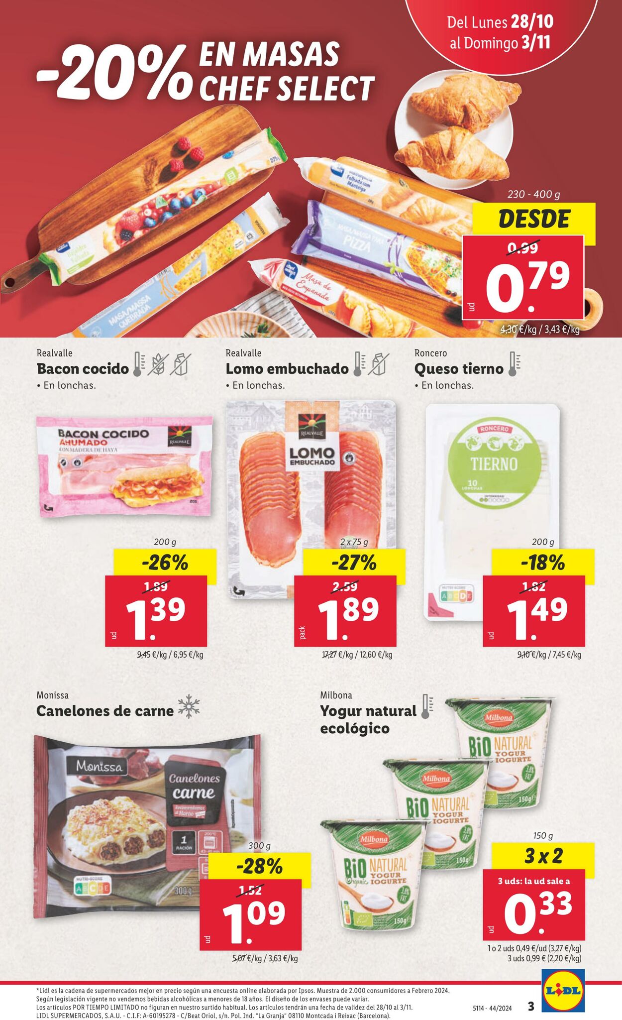 Folleto Lidl 28.10.2024 - 03.11.2024