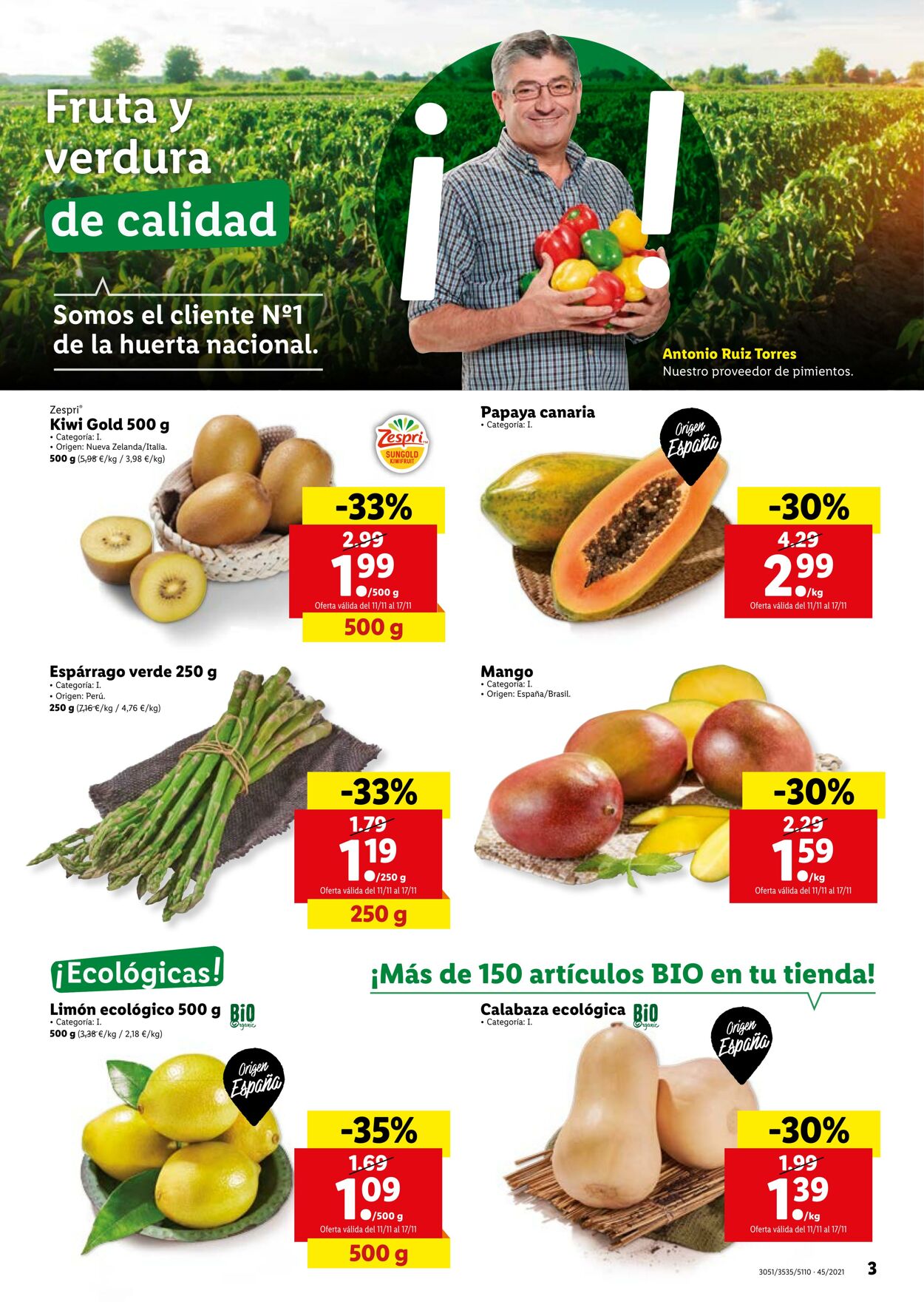 Folleto Lidl 09.11.2021 - 17.11.2021