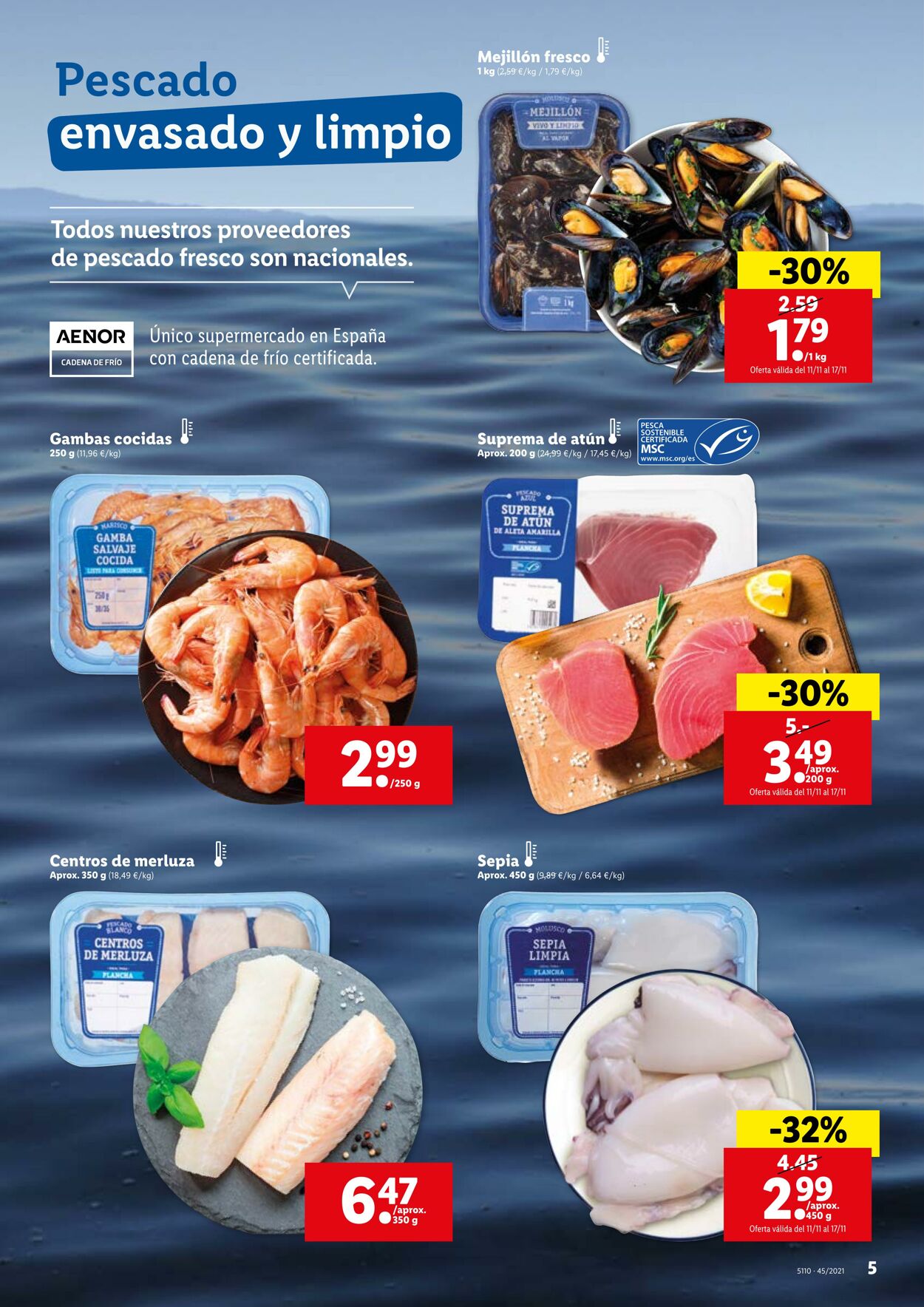 Folleto Lidl 09.11.2021 - 17.11.2021