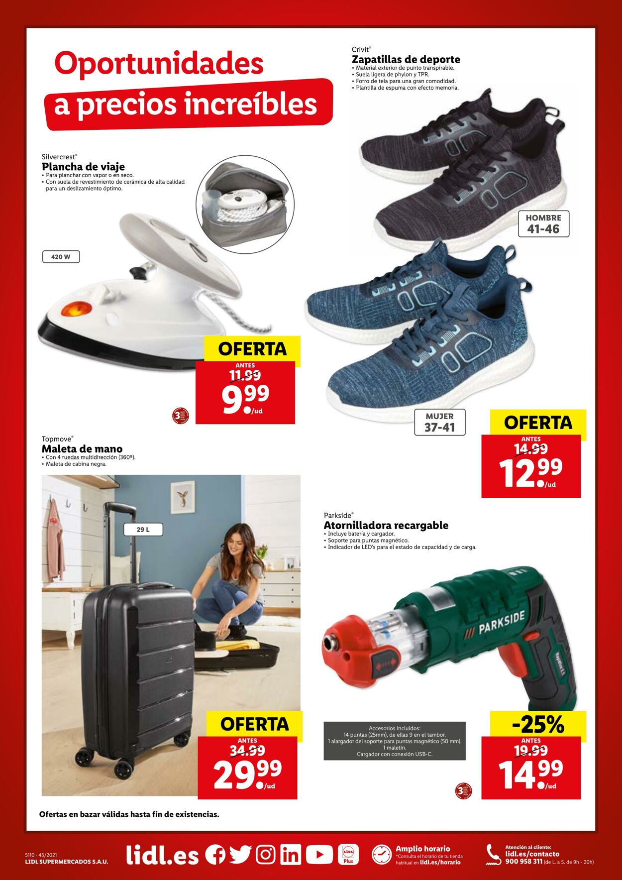 Folleto Lidl 09.11.2021 - 17.11.2021