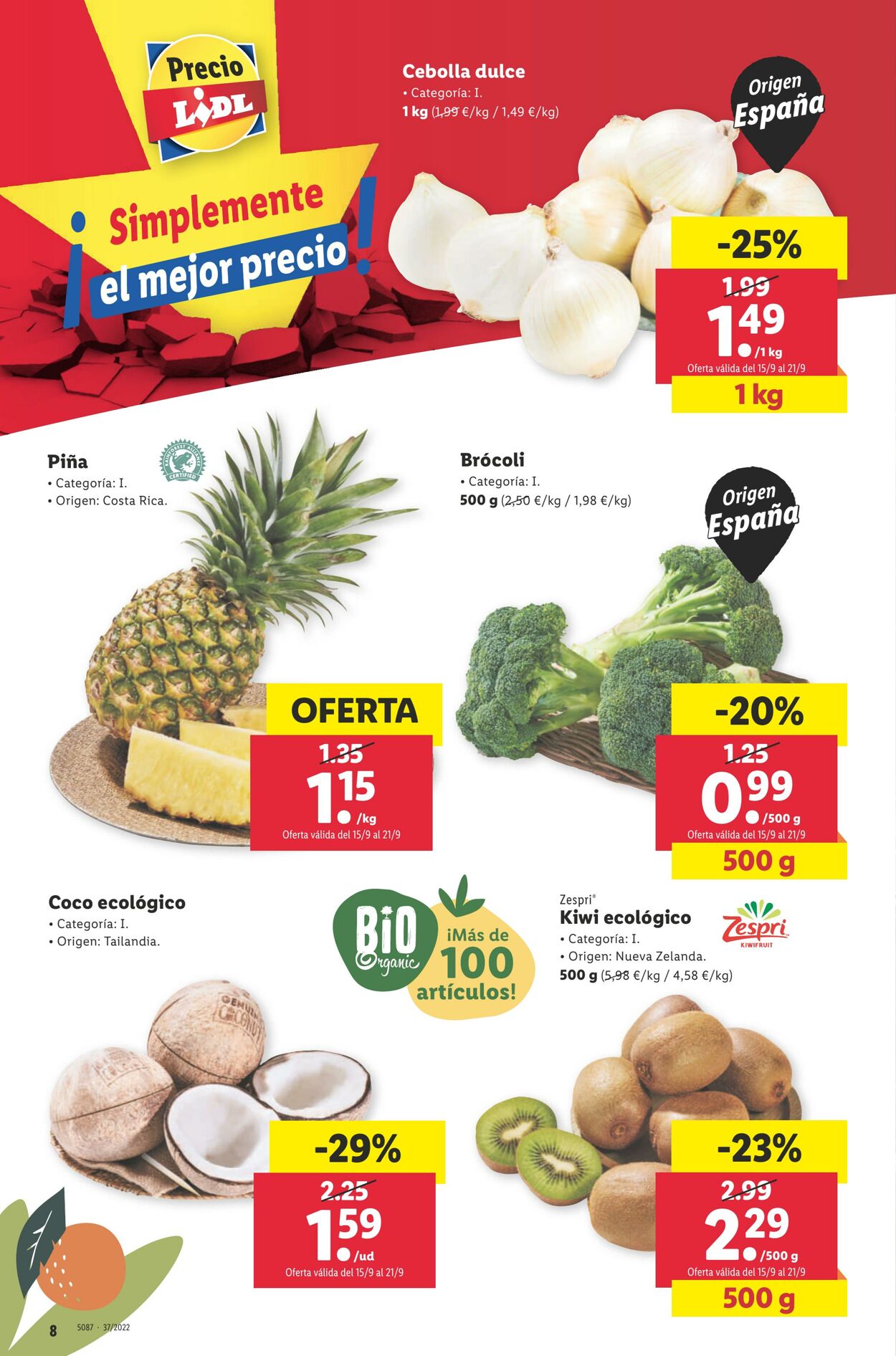 Folleto Lidl 15.09.2022 - 22.09.2022