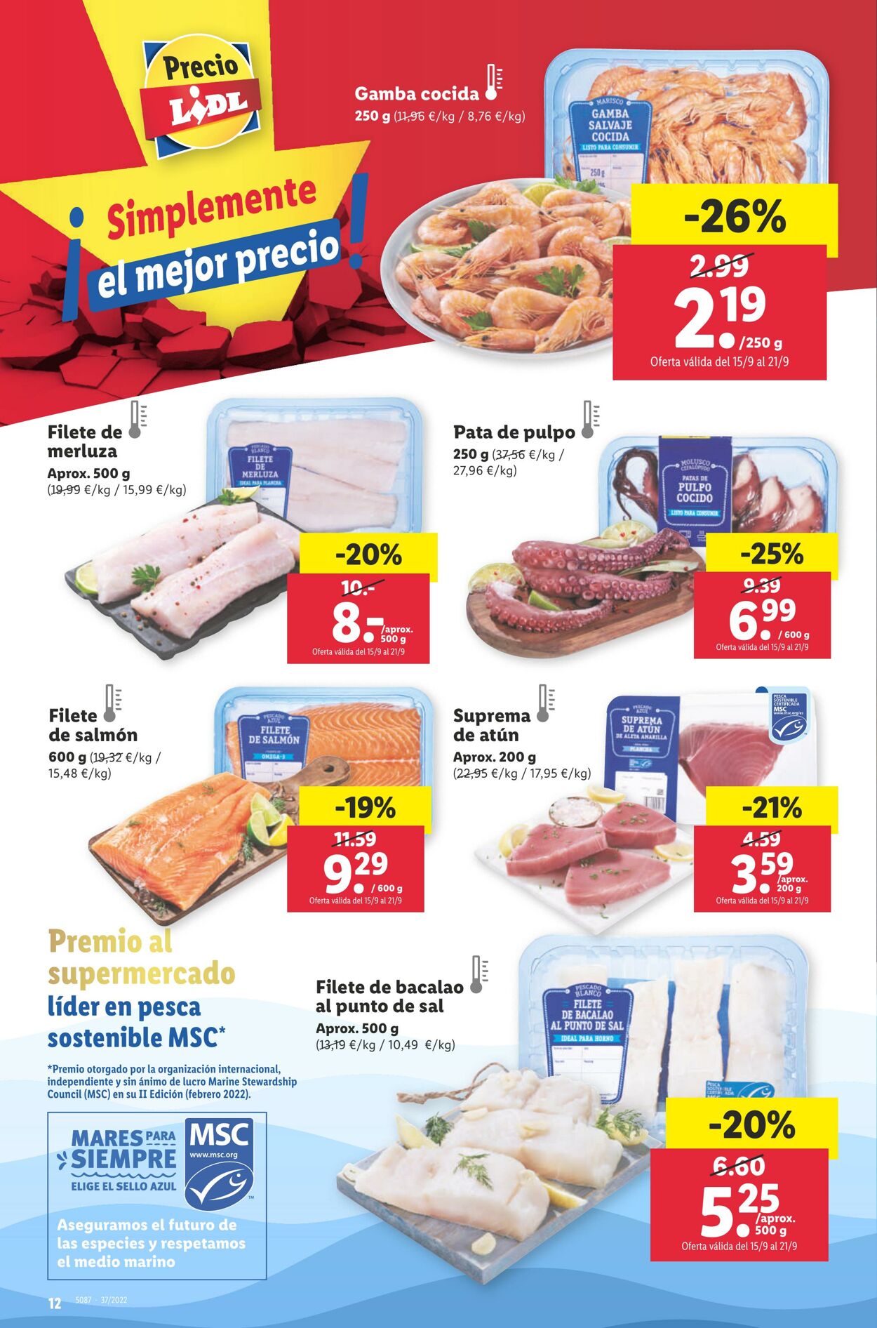 Folleto Lidl 15.09.2022 - 22.09.2022