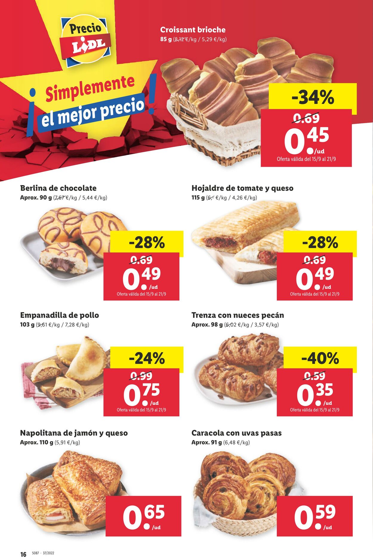 Folleto Lidl 15.09.2022 - 22.09.2022