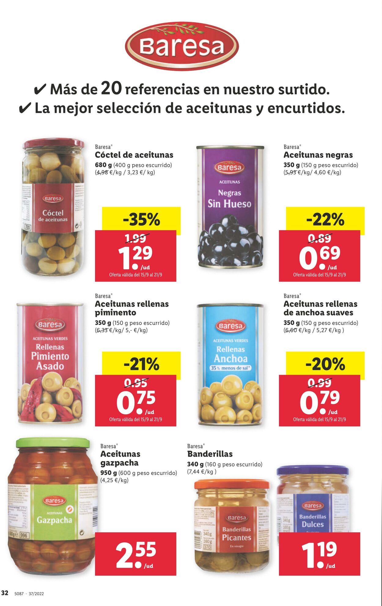 Folleto Lidl 15.09.2022 - 22.09.2022