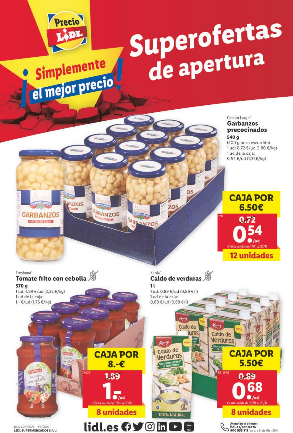 Folleto Lidl 03.11.2022 - 24.11.2022