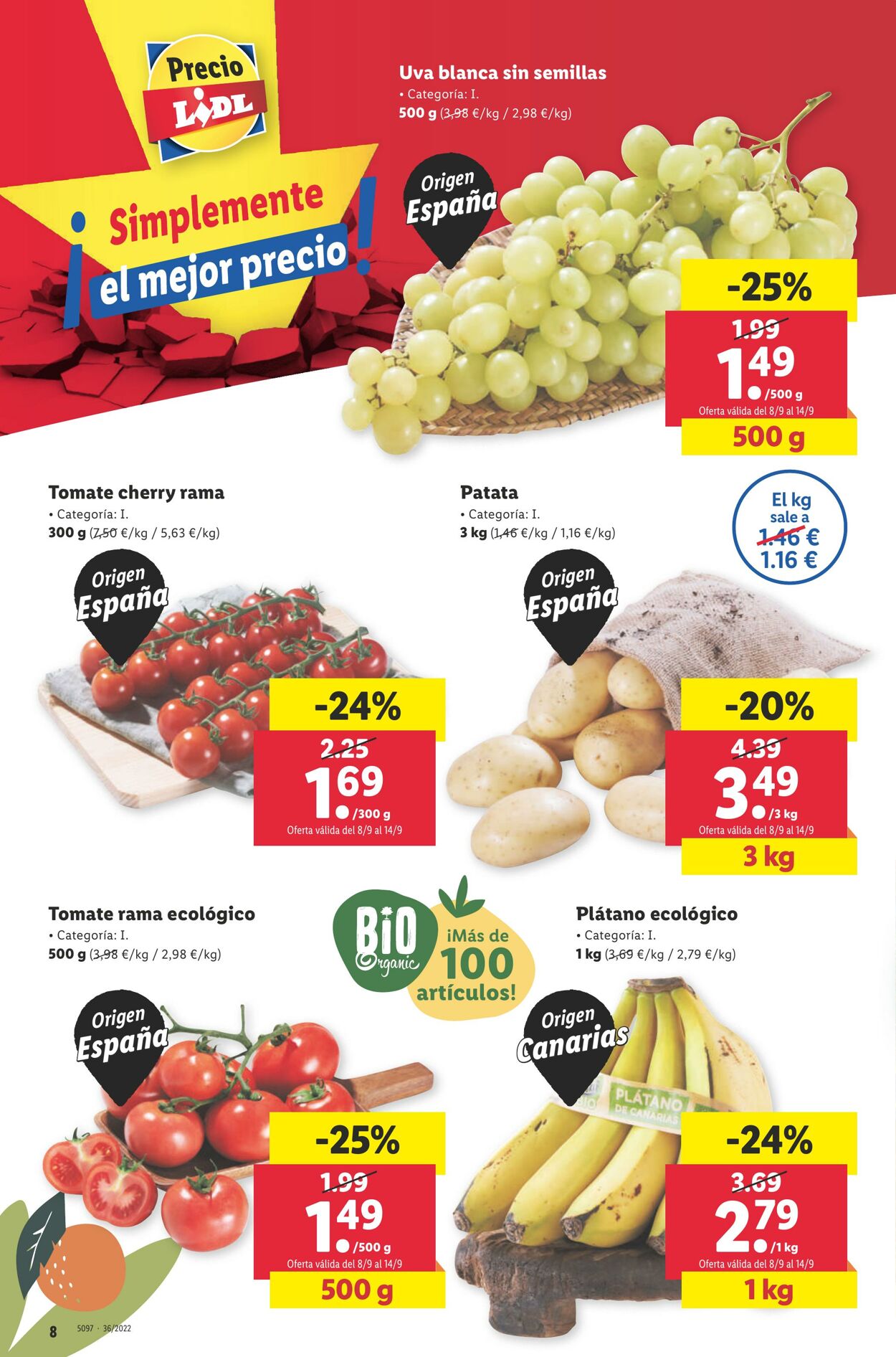 Folleto Lidl 08.09.2022 - 16.09.2022