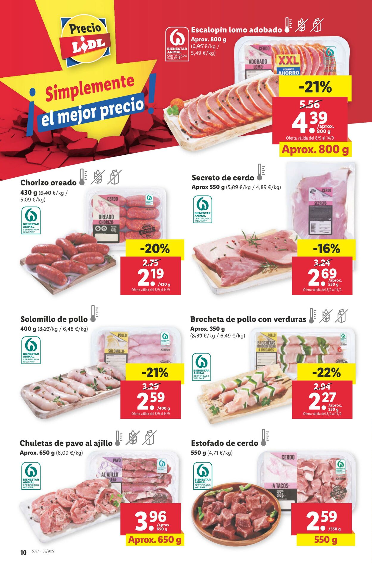 Folleto Lidl 08.09.2022 - 16.09.2022