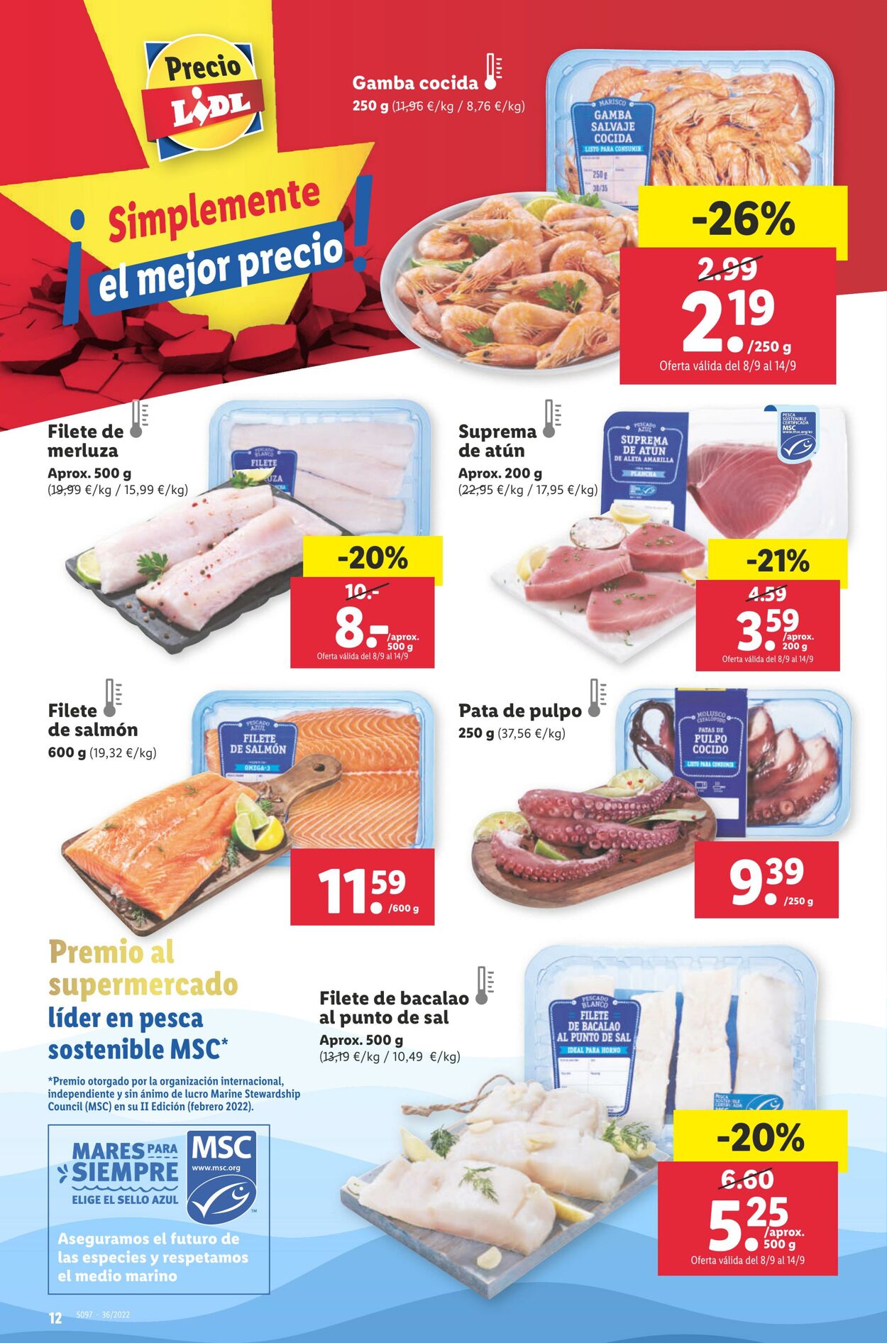 Folleto Lidl 08.09.2022 - 16.09.2022