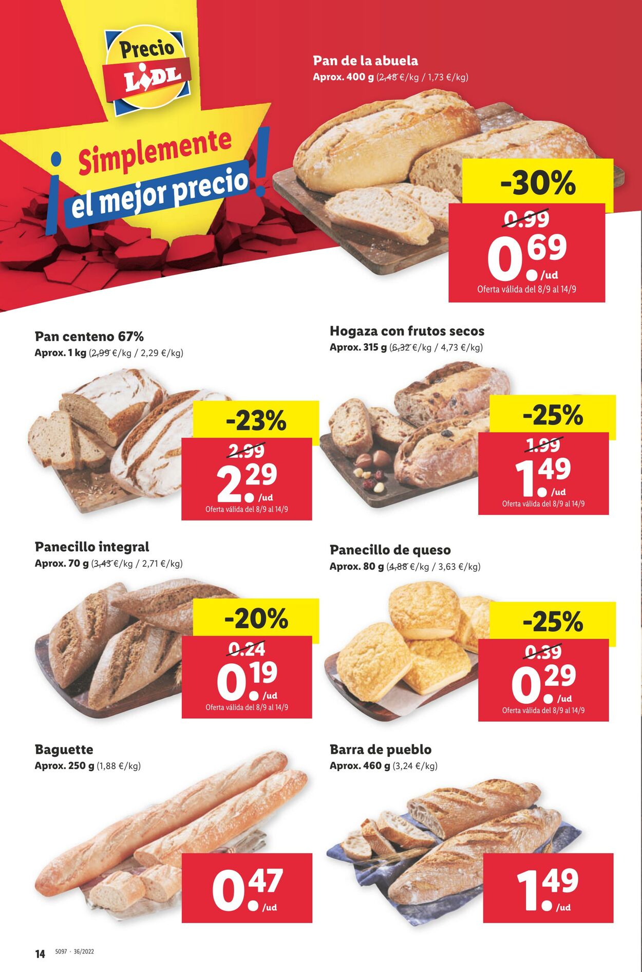 Folleto Lidl 08.09.2022 - 16.09.2022