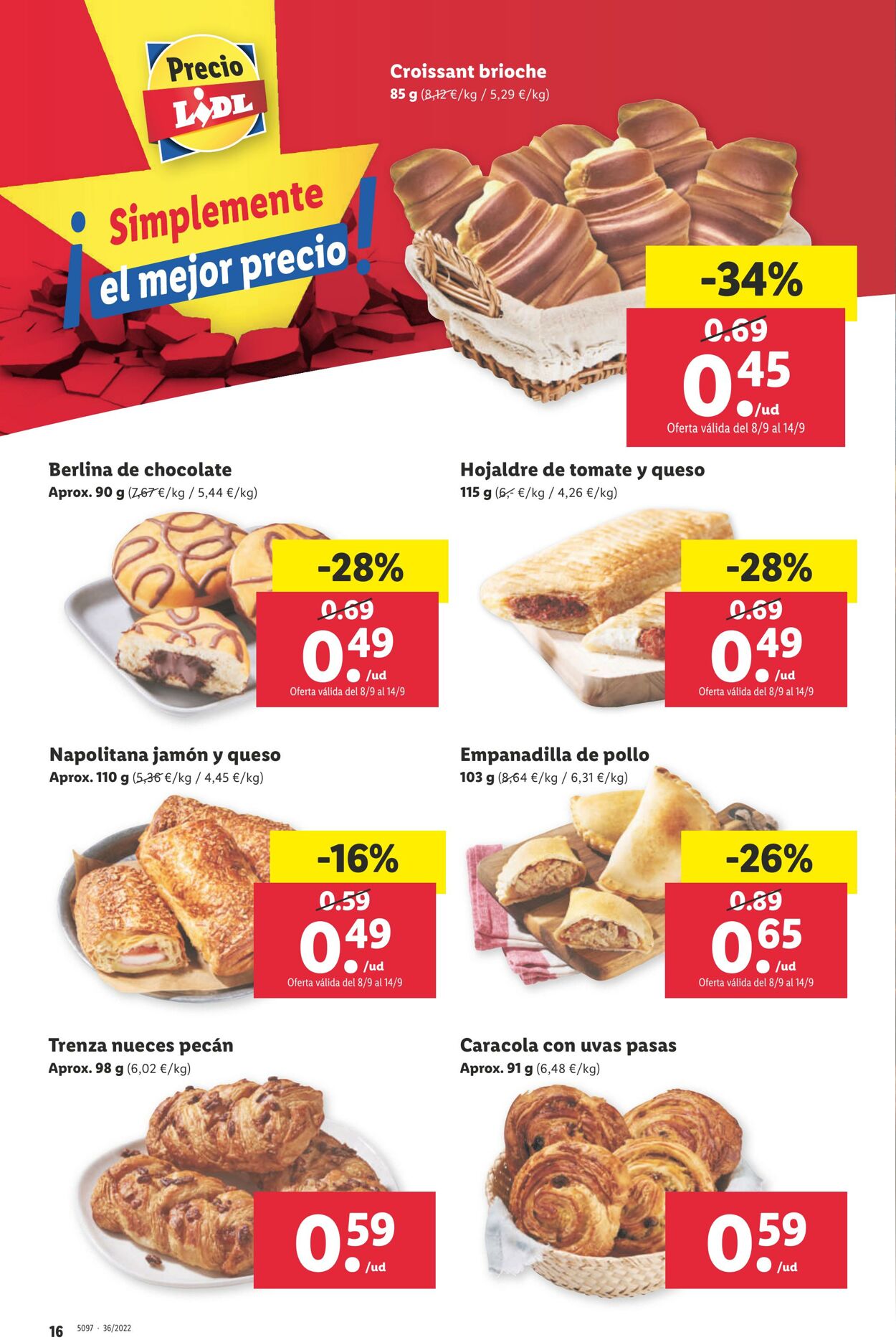 Folleto Lidl 08.09.2022 - 16.09.2022