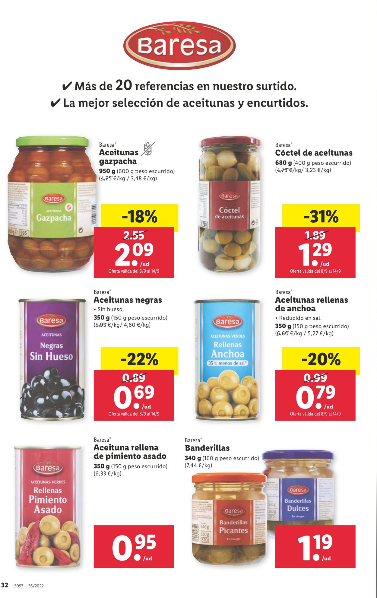 Folleto Lidl 08.09.2022 - 16.09.2022