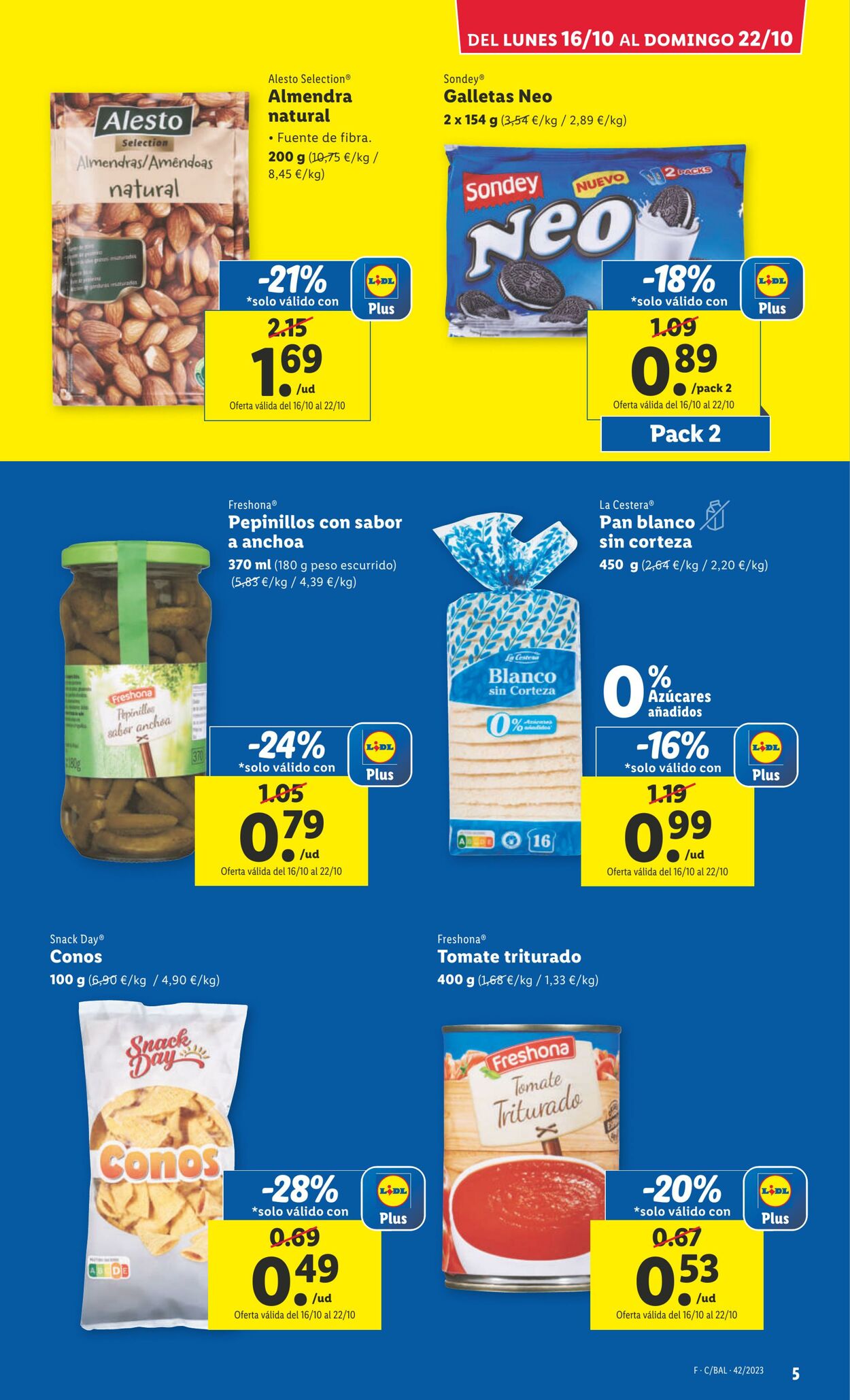 Folleto Lidl 16.10.2023 - 22.10.2023