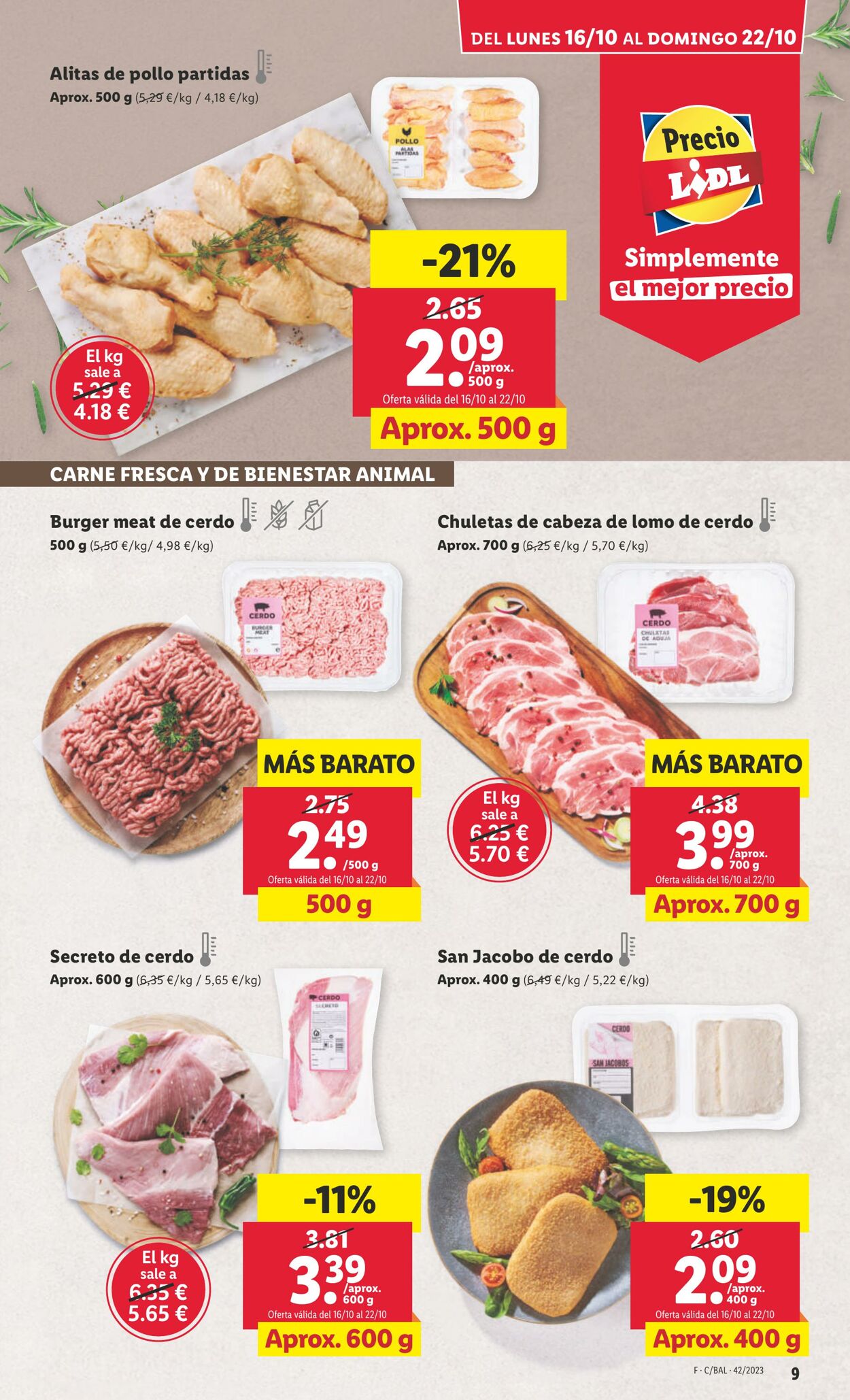 Folleto Lidl 16.10.2023 - 22.10.2023