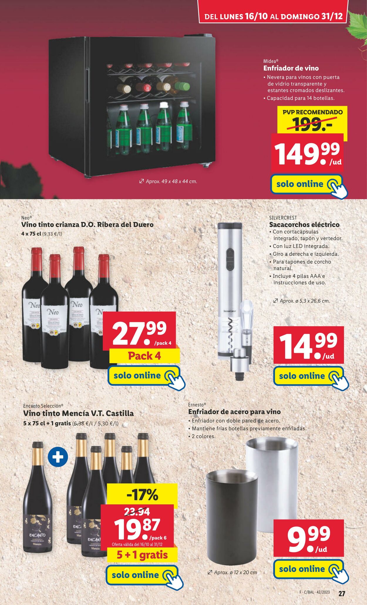 Folleto Lidl 16.10.2023 - 22.10.2023