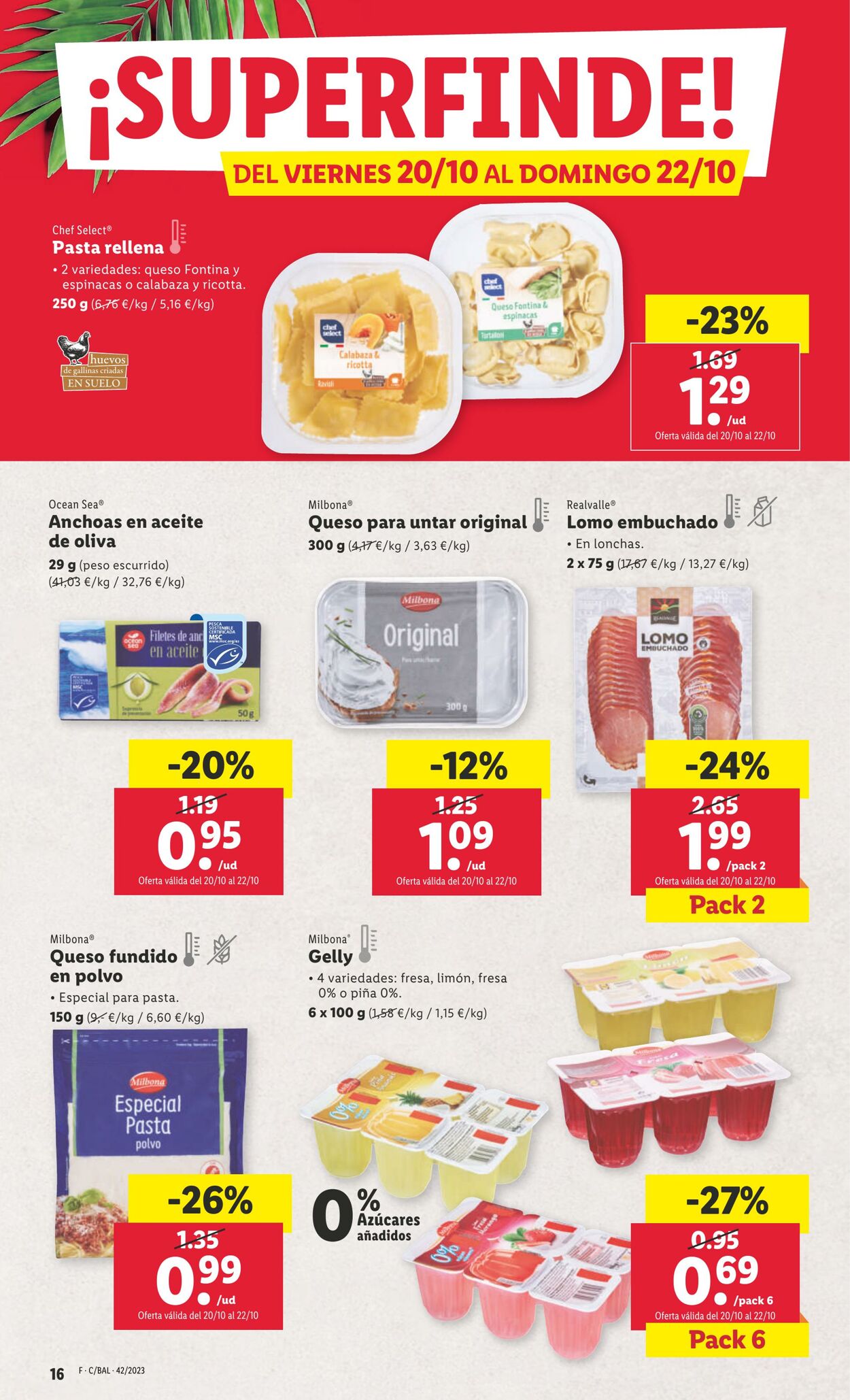 Folleto Lidl 16.10.2023 - 22.10.2023