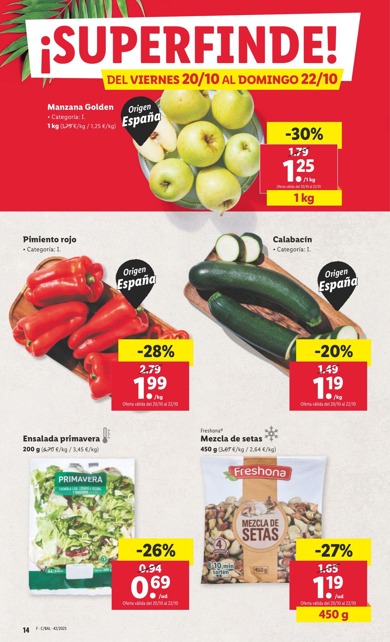 Folleto Lidl 16.10.2023 - 22.10.2023