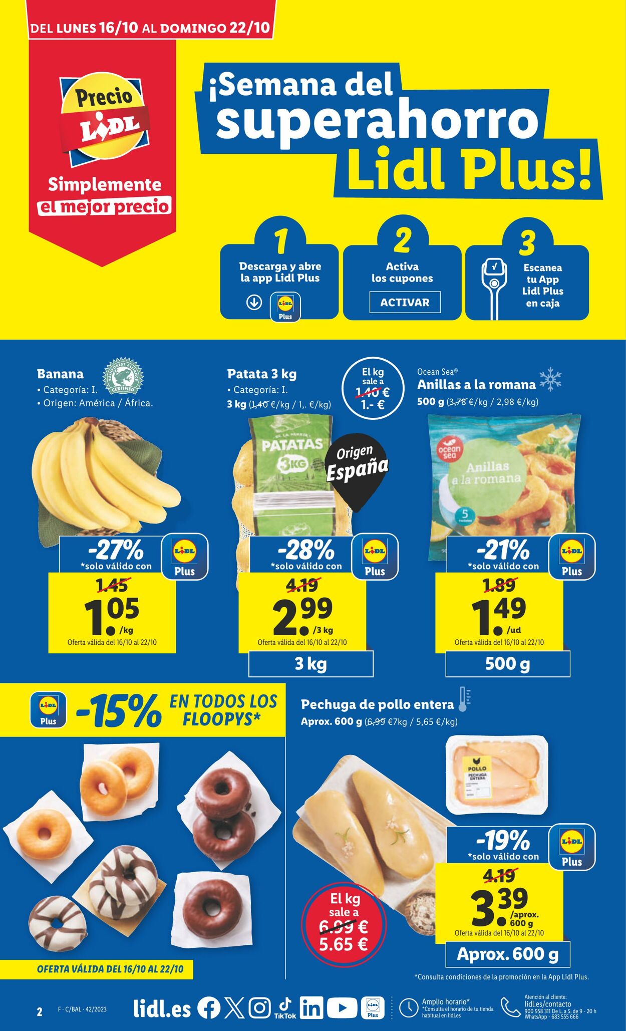 Folleto Lidl 16.10.2023 - 22.10.2023