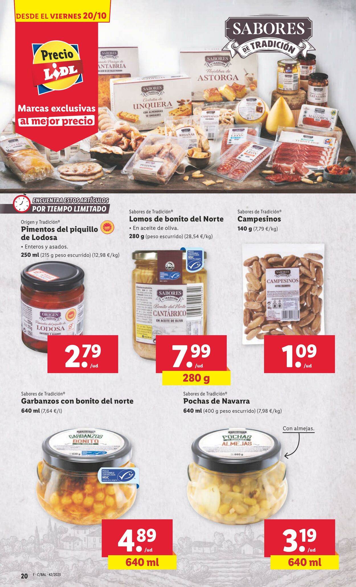 Folleto Lidl 16.10.2023 - 22.10.2023