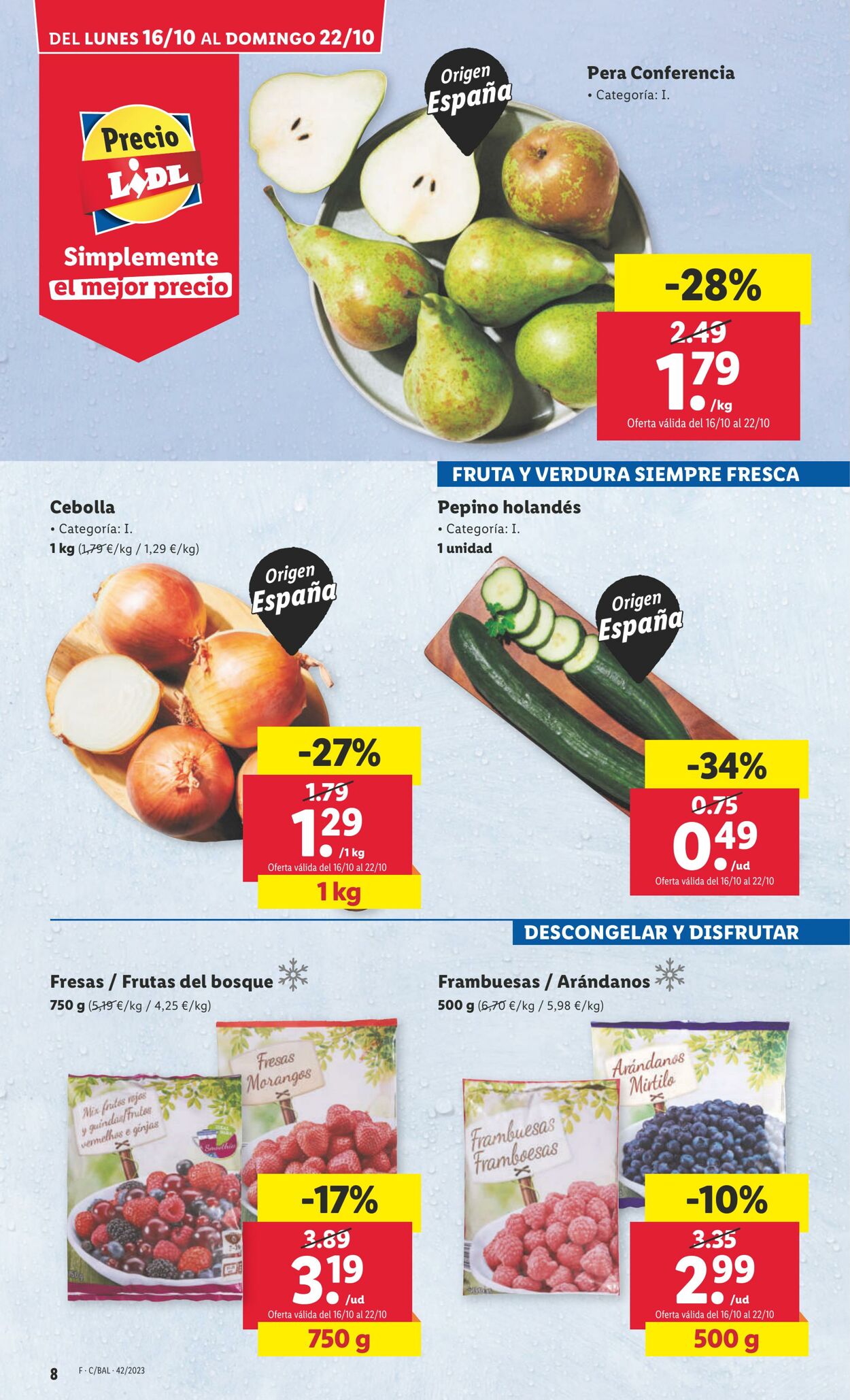 Folleto Lidl 16.10.2023 - 22.10.2023