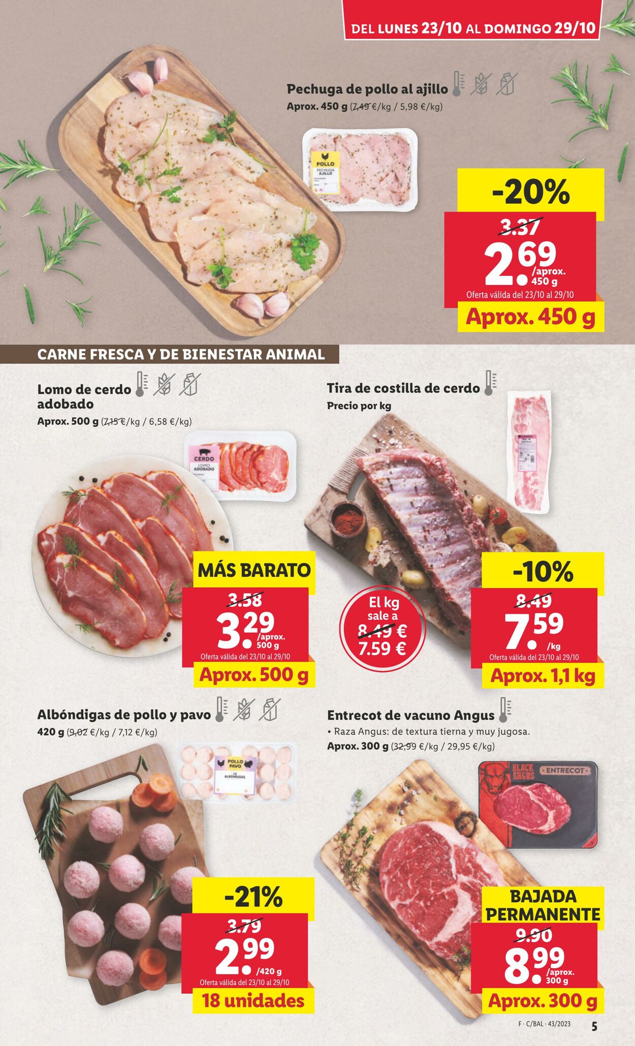 Folleto Lidl 23.10.2023 - 29.10.2023