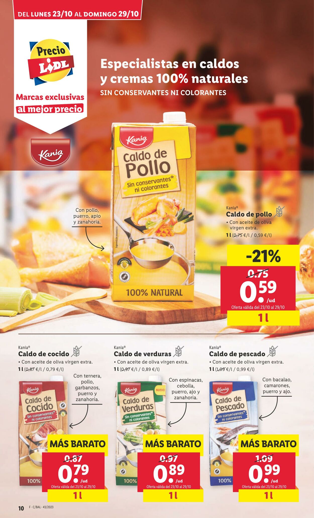 Folleto Lidl 23.10.2023 - 29.10.2023