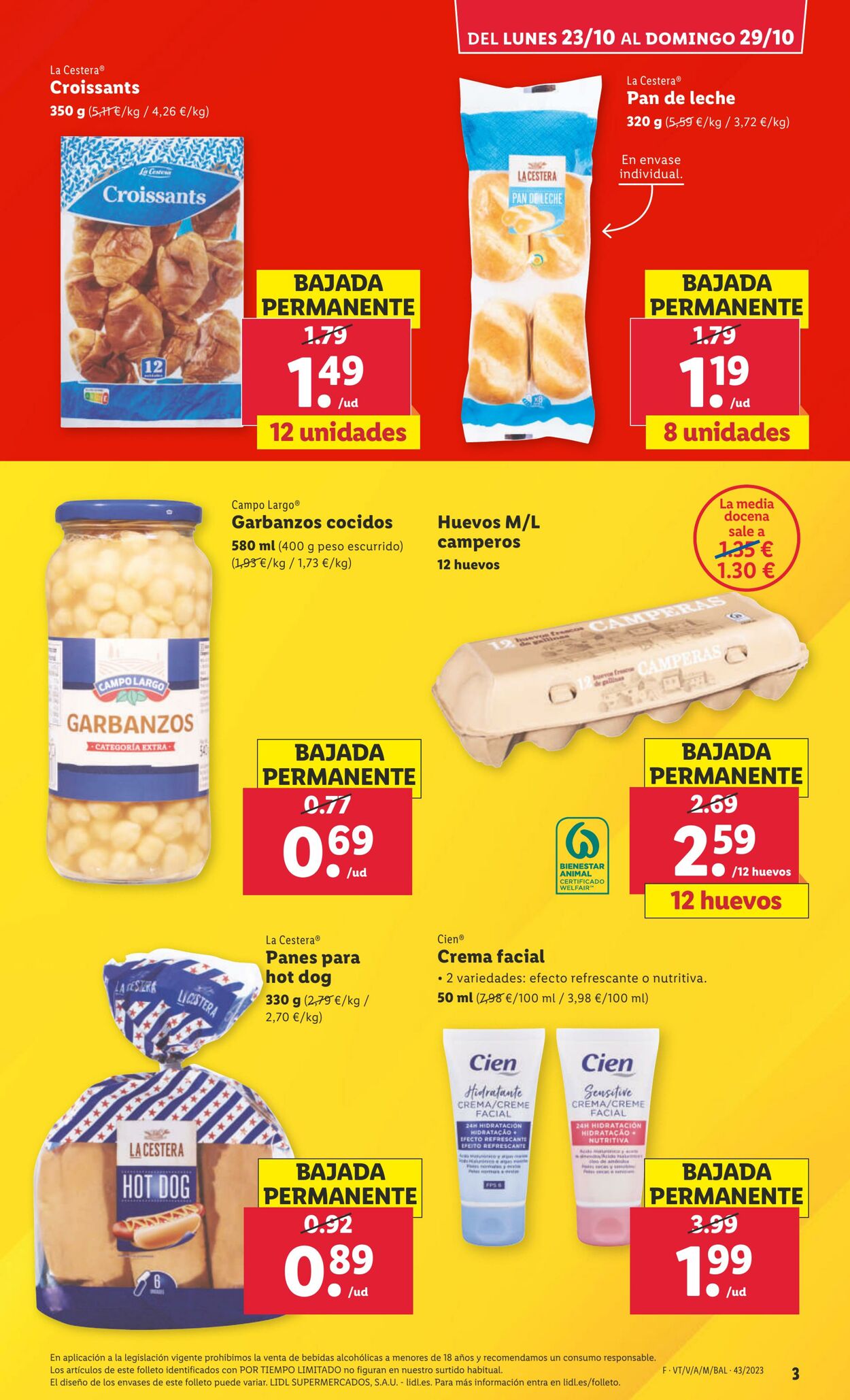 Folleto Lidl 23.10.2023 - 29.10.2023