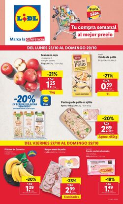 Folleto Lidl 23.10.2023 - 29.10.2023