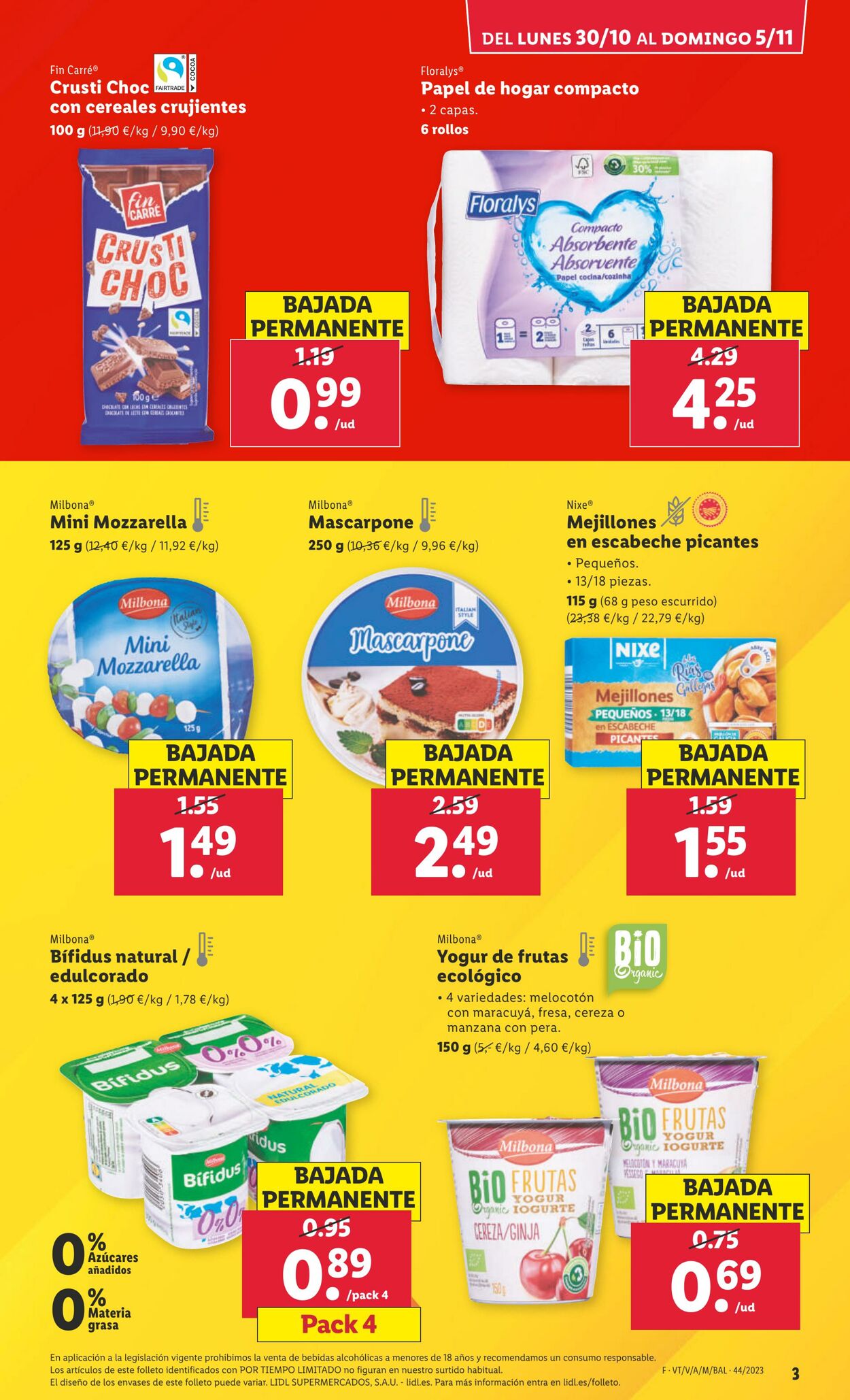 Folleto Lidl 30.10.2023 - 05.11.2023