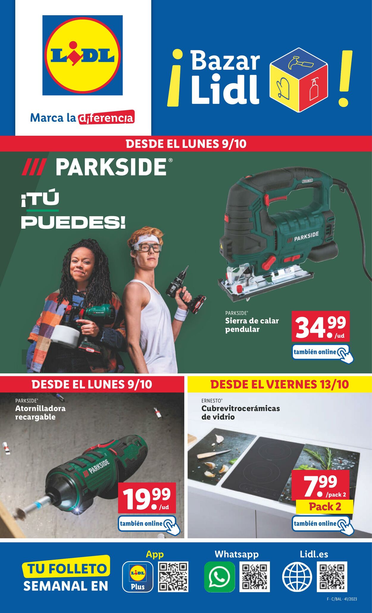 Folleto Lidl 09.10.2023 - 15.10.2023