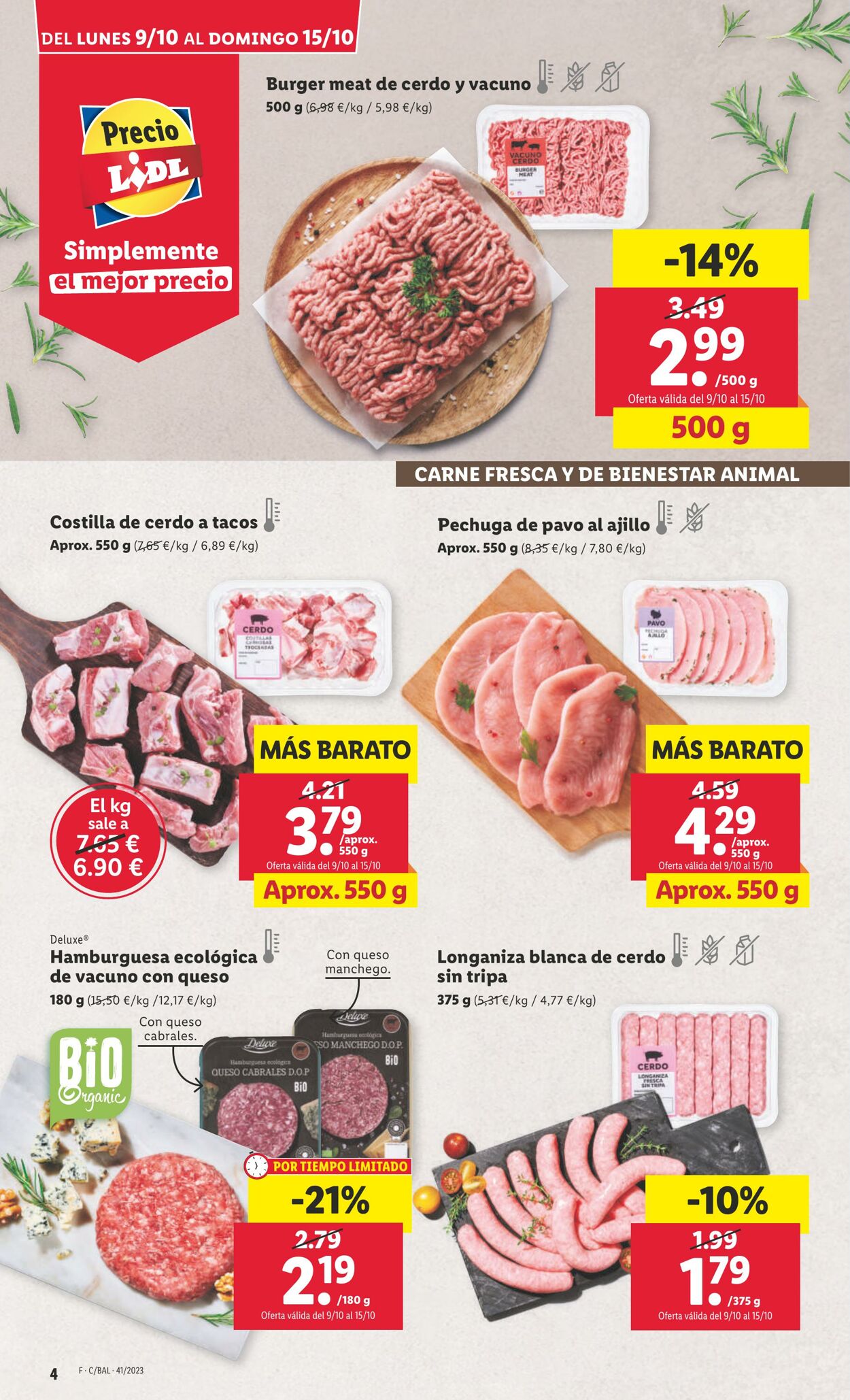 Folleto Lidl 09.10.2023 - 15.10.2023